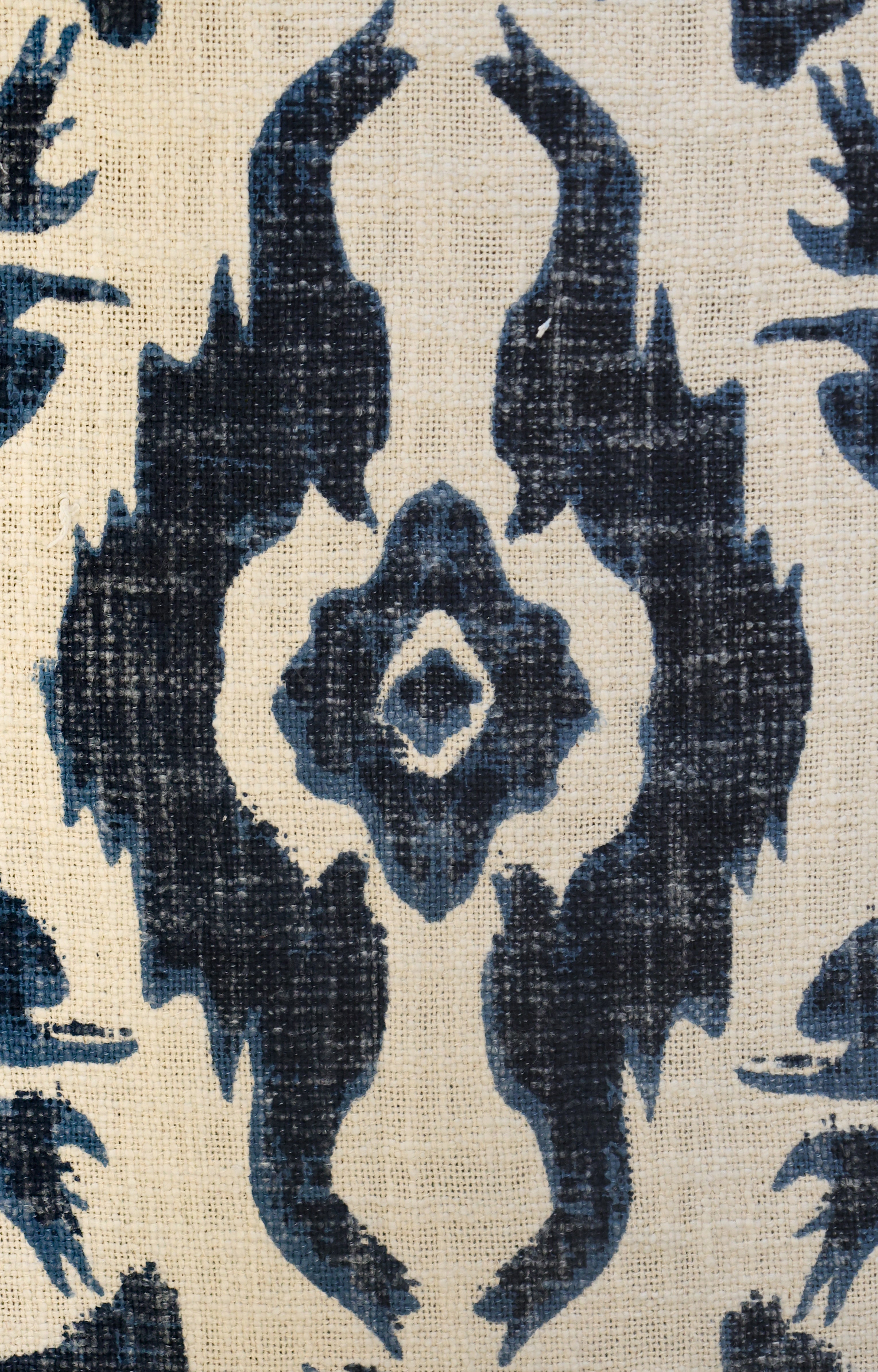 Indigo Essence block Print Throw