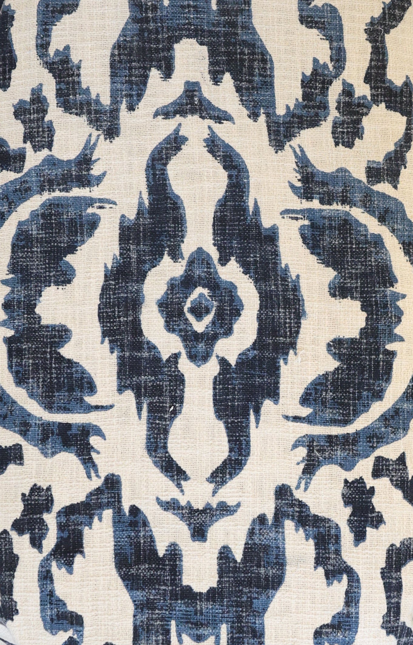 Indigo Essence block Print Throw