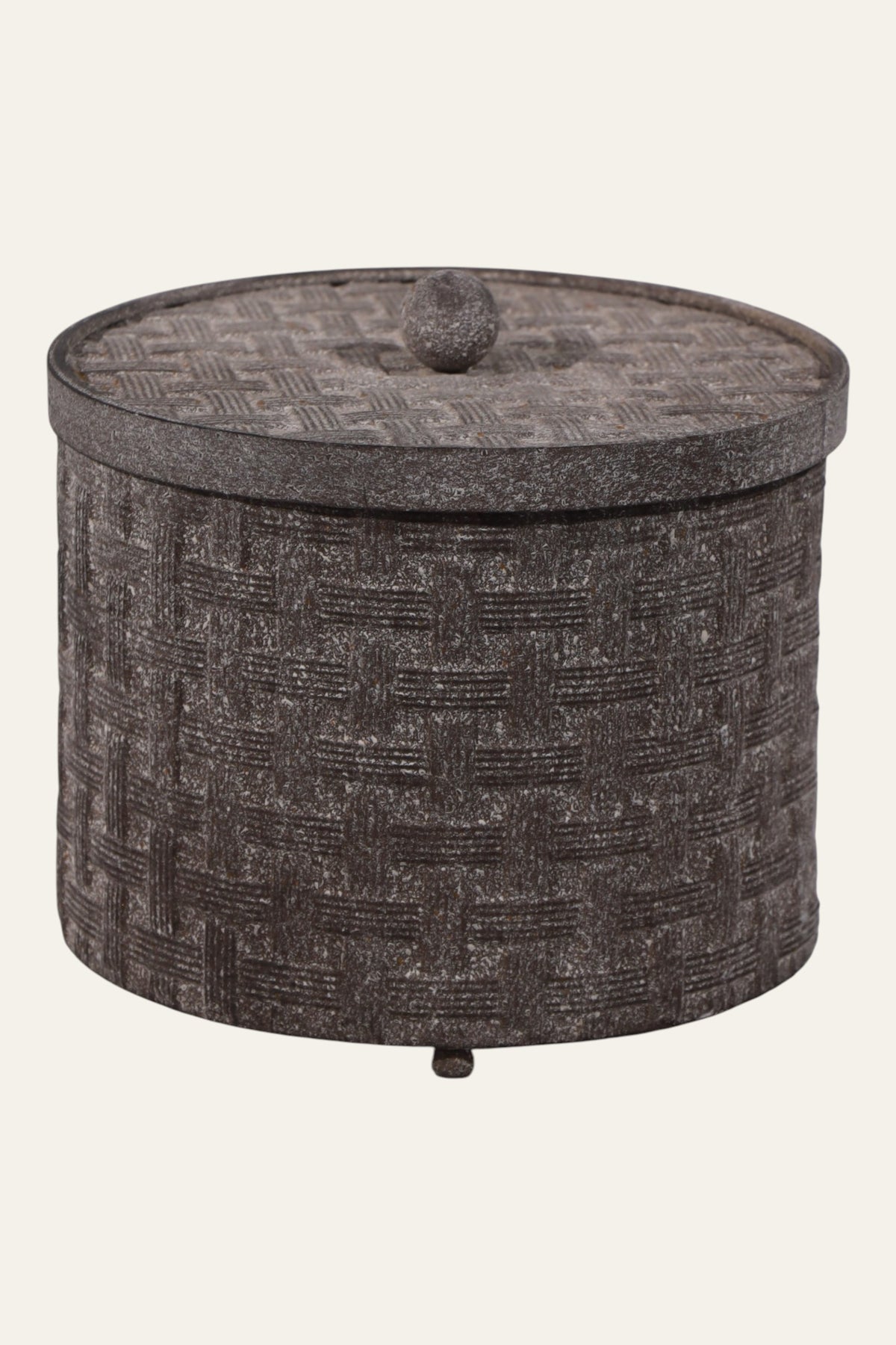 Basketweave Texture Storage Organiser Box for Coffee Tables - Big