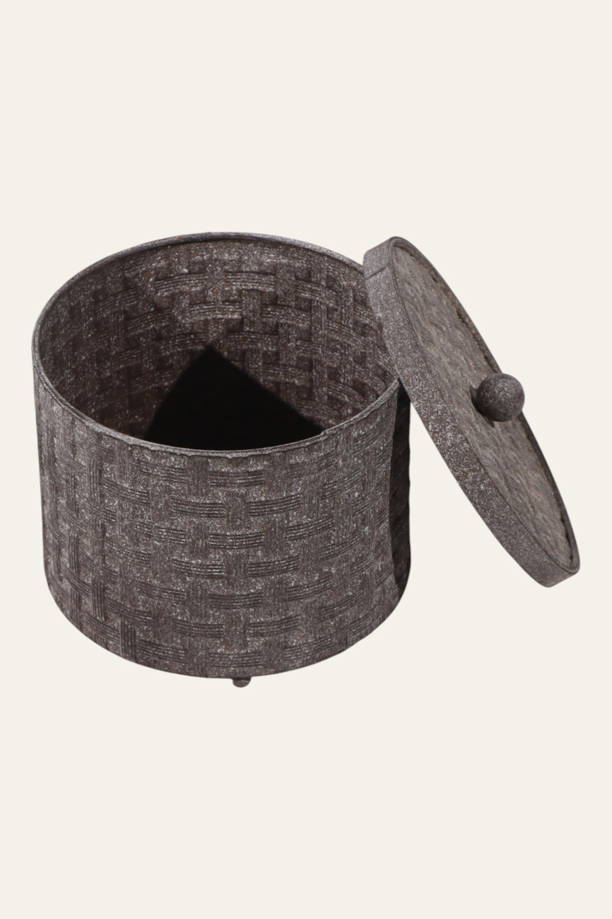 Basketweave Texture Storage Organiser Box for Coffee Tables - Big