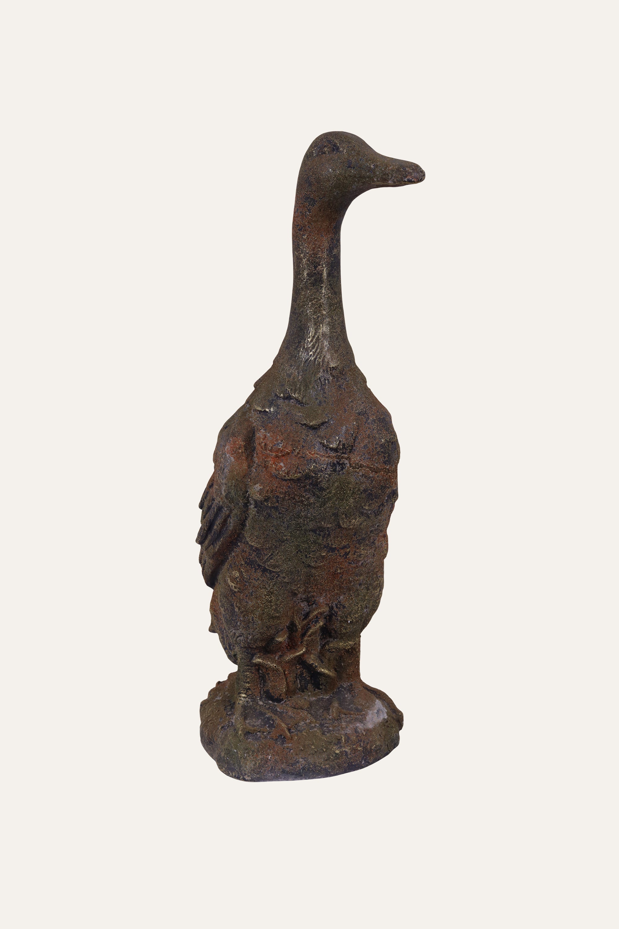 Standing Duck Sculpture for Coastal Interiors