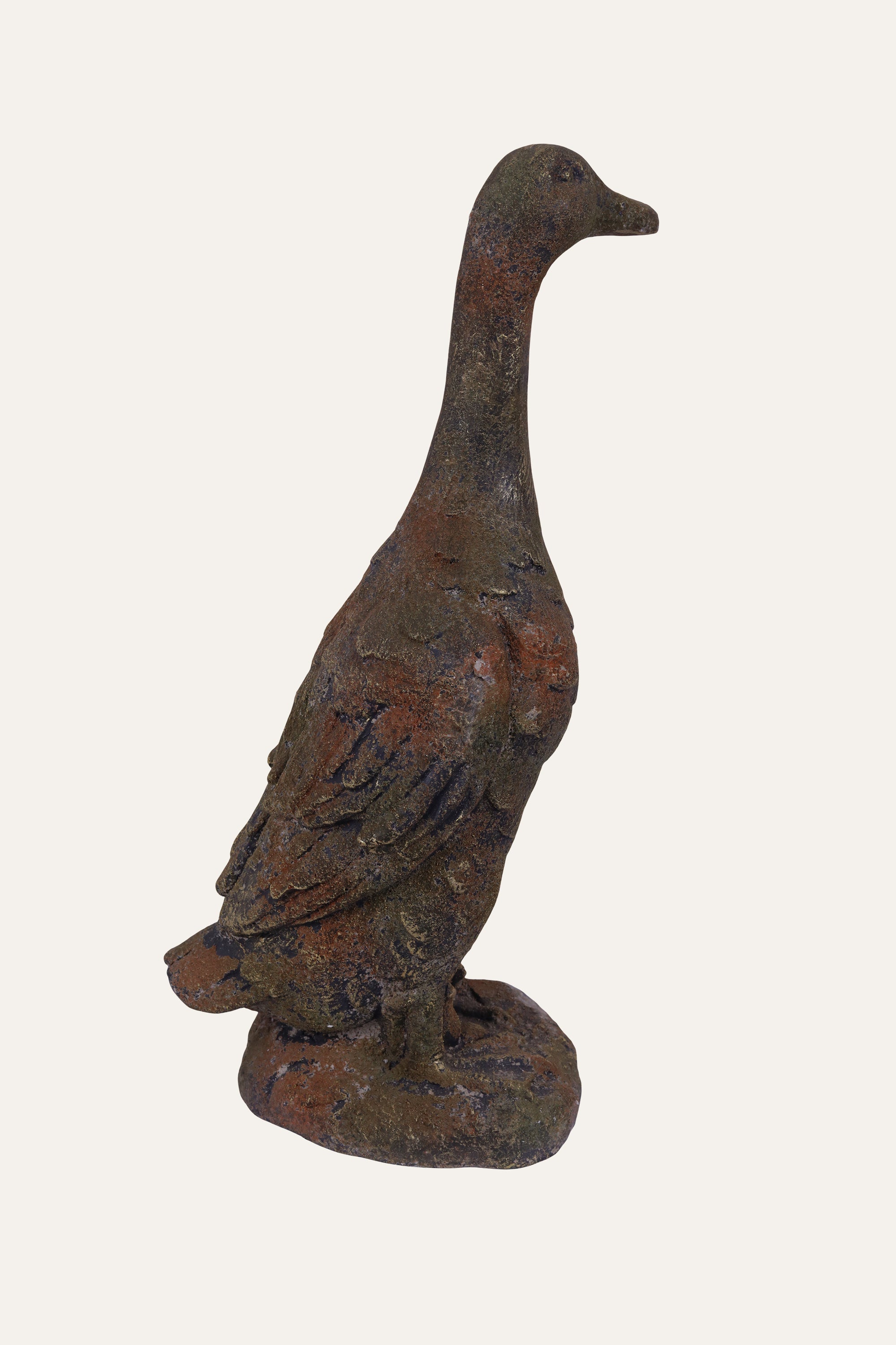Standing Duck Sculpture for Coastal Interiors