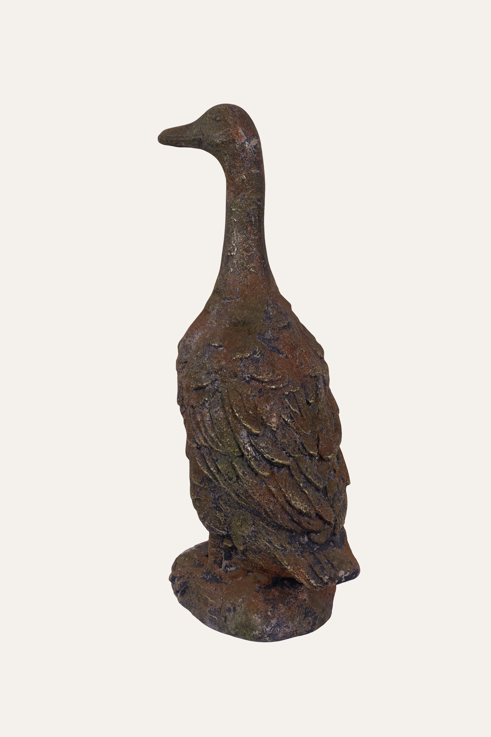 Standing Duck Sculpture for Coastal Interiors