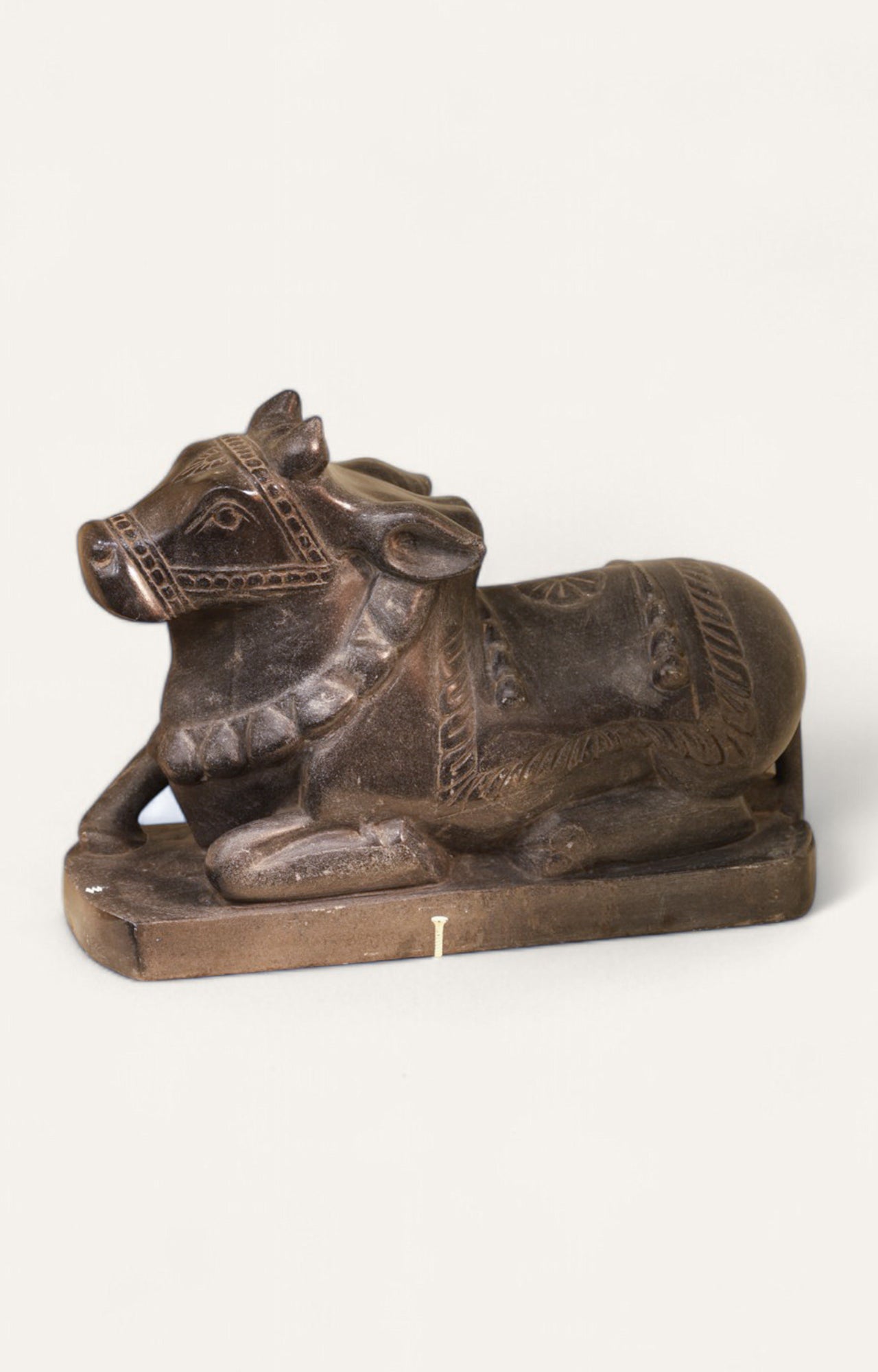 Marble Nandi Statue
