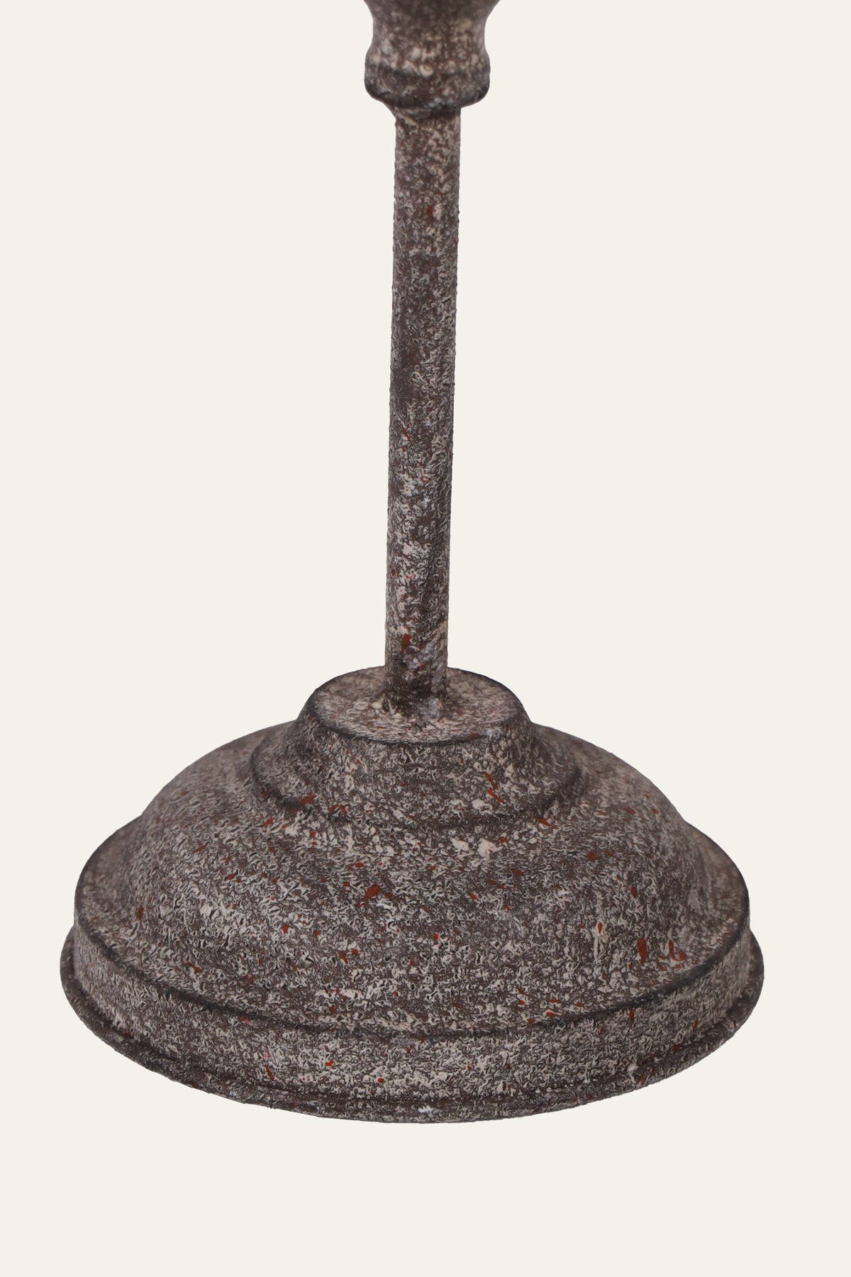 Compact Scroll Cage Pedestal Candle Holder with Glass Votive