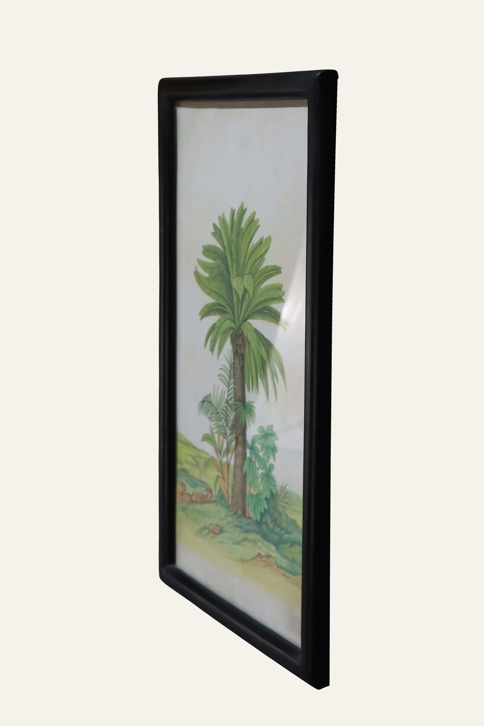 Tropical Palm Landscape Art for Hallway & Reading Corner Decor