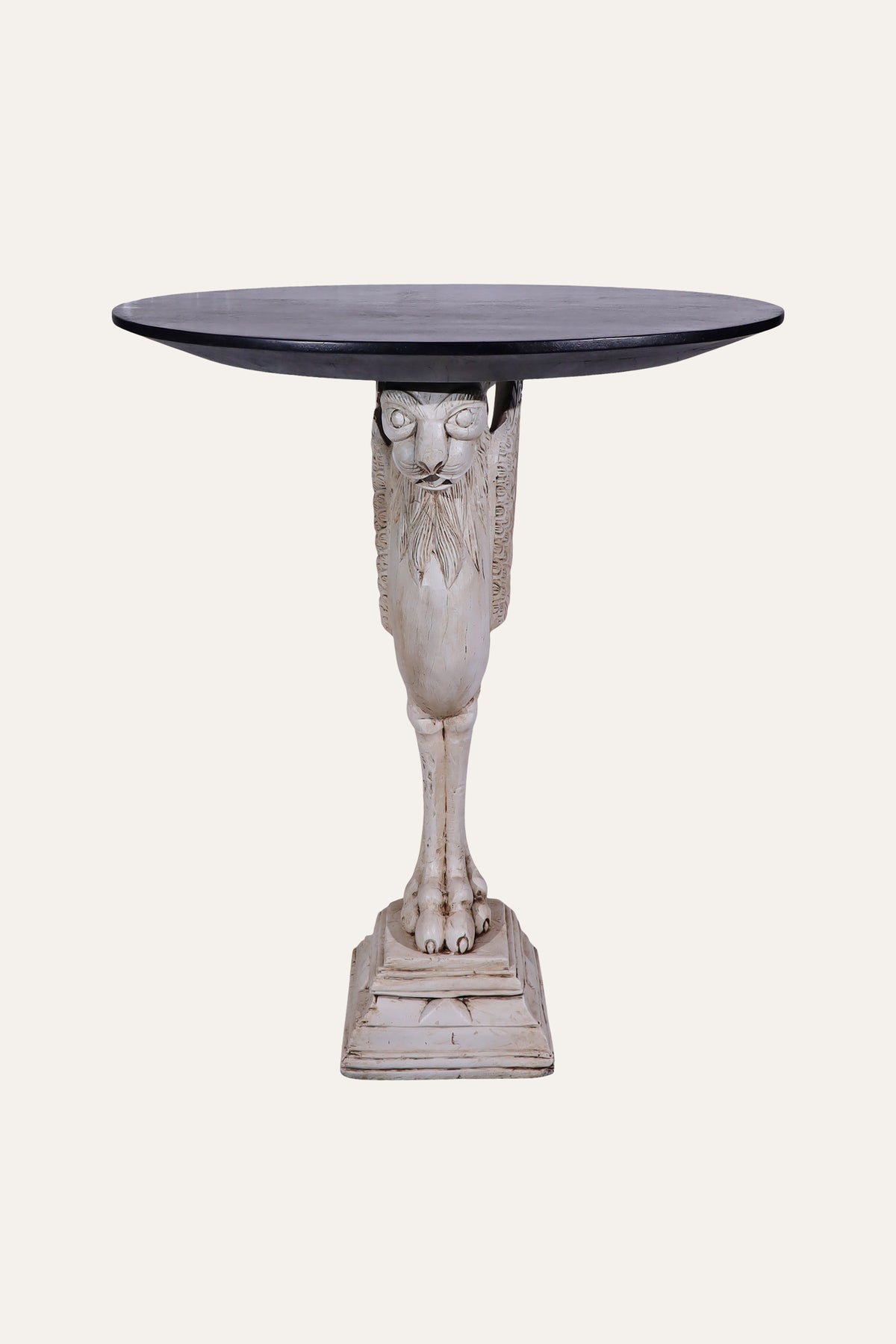 Dual Toned Griffin Pedestal Cocktail Table for Home Bars