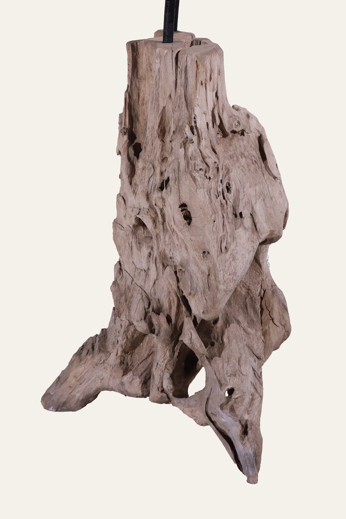Natural Root Wood Pedestal Bowl Stand