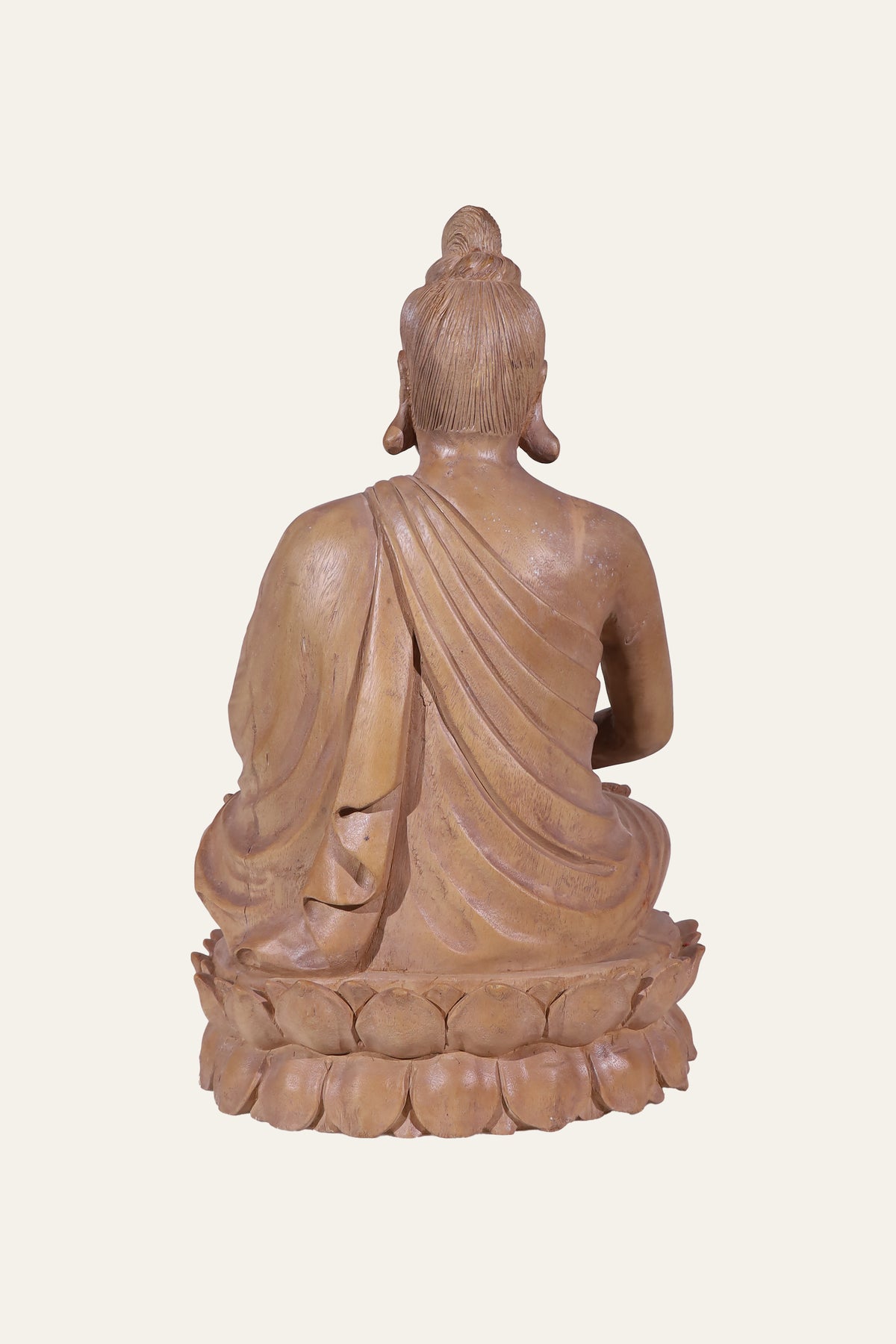 Hand-Carved Meditative Buddha Figurine For Reading Rooms