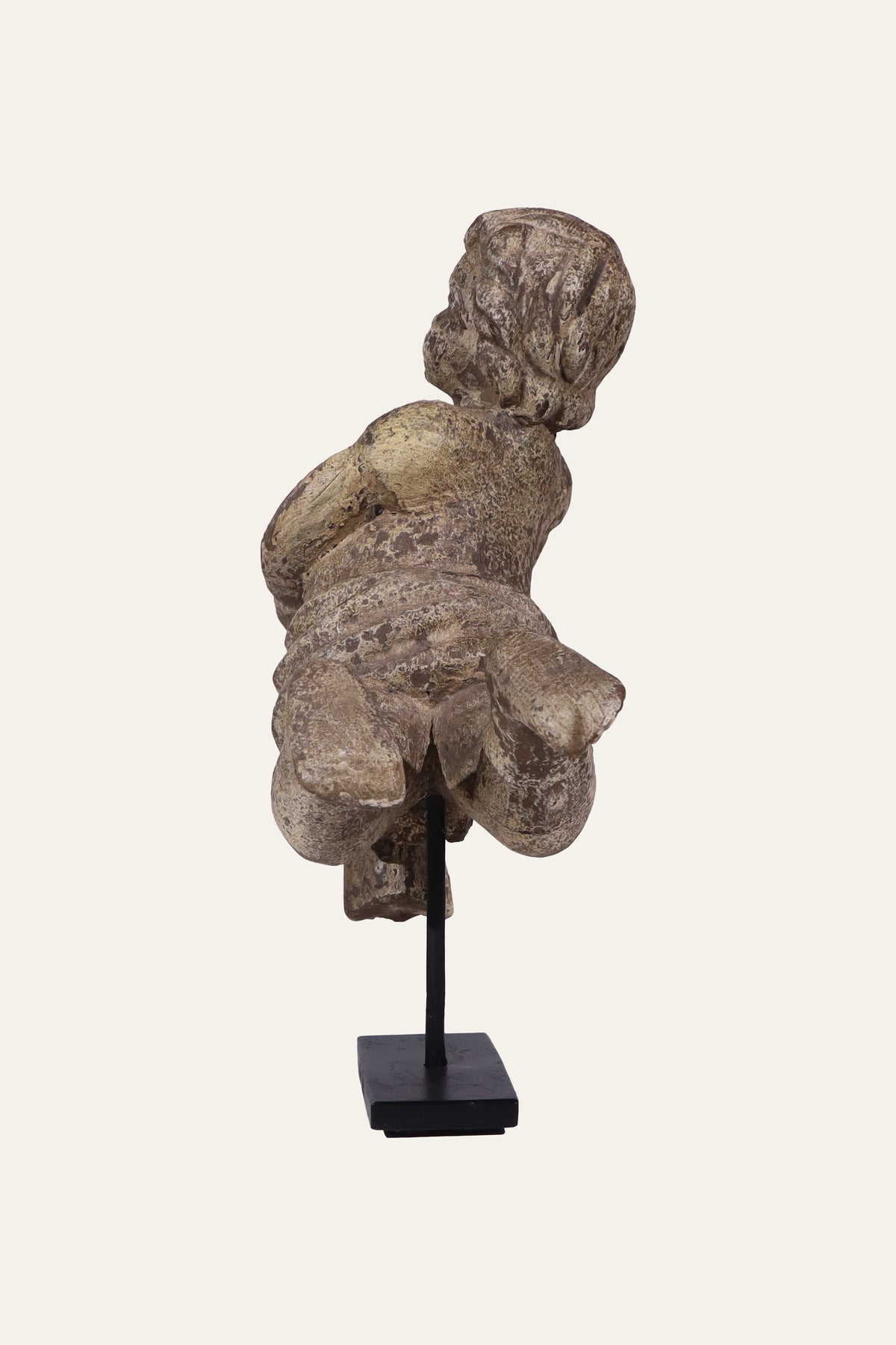 Cherub Figure on Museum-Grade Stand | French Decor for Homes