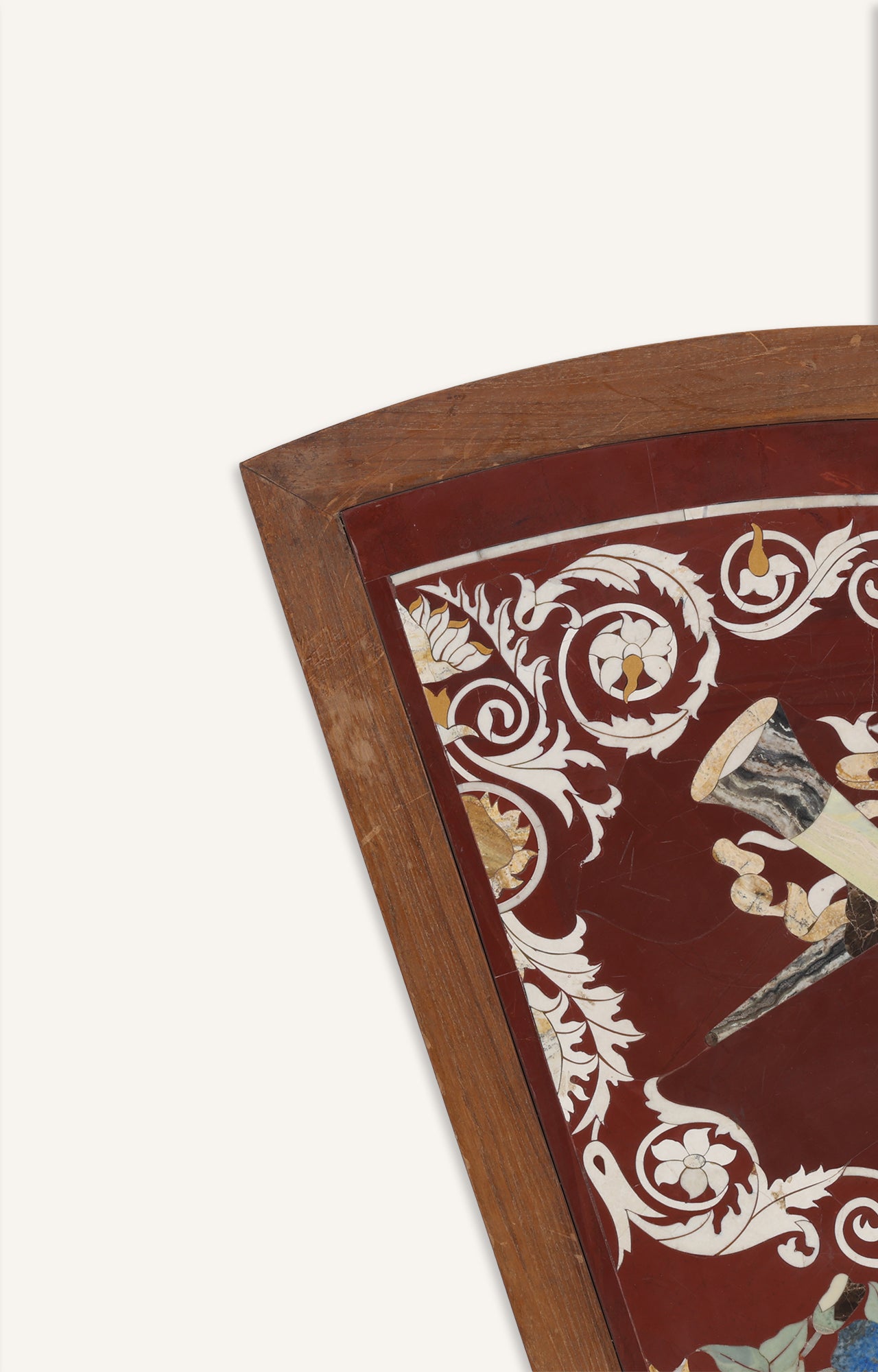 Inlaid Marble Semi-precious Stone Wall Plaque_detailed