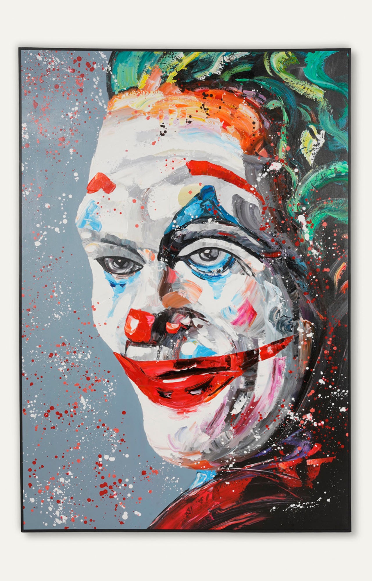  Joker - Embossed Oil Painting