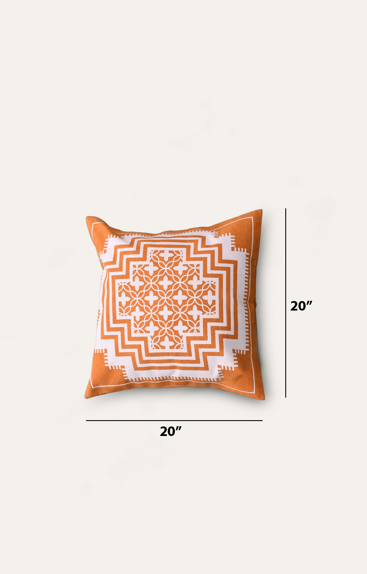 Kolam Printed Cushion Cover_size