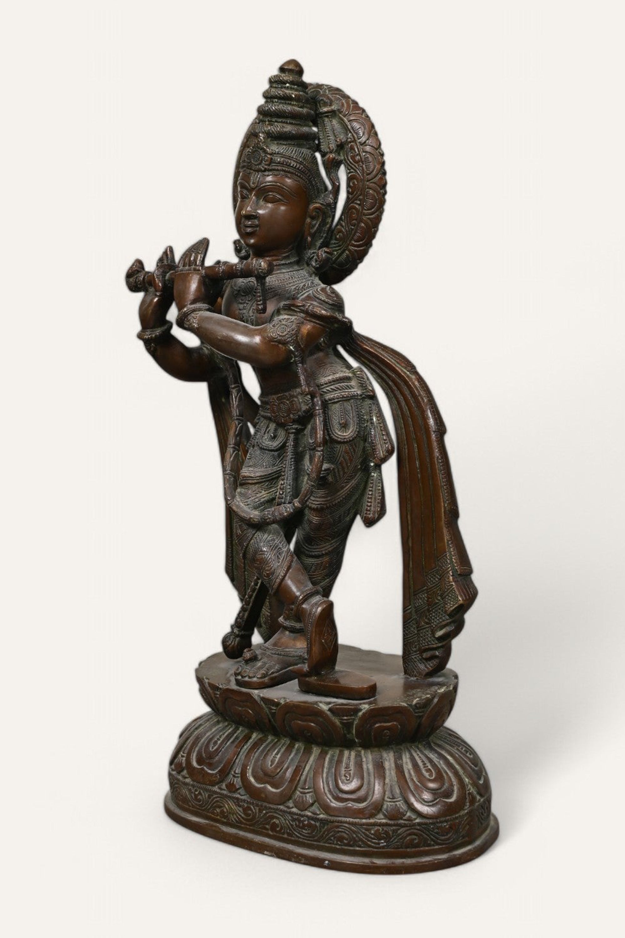Krishna Brass Figurine