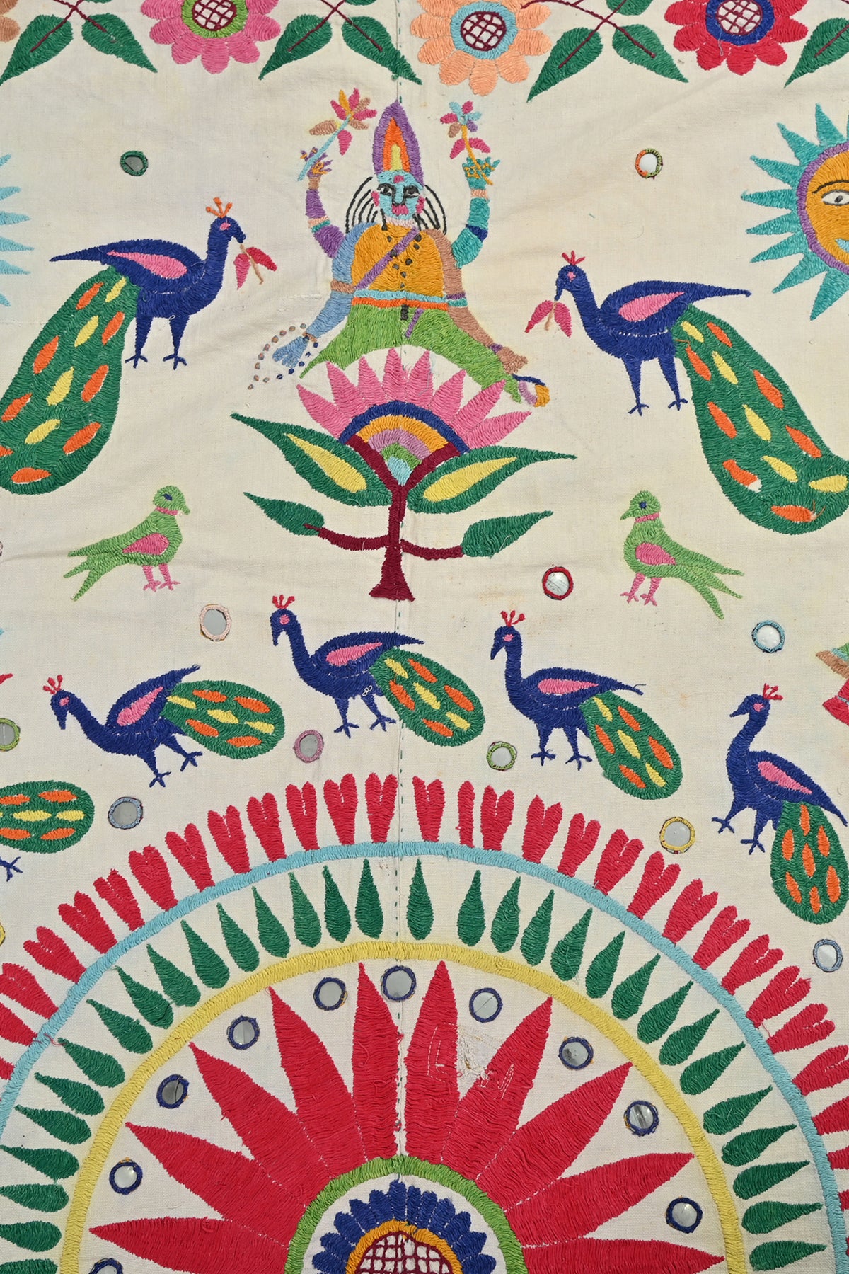 Kutch embroidered wall hanging