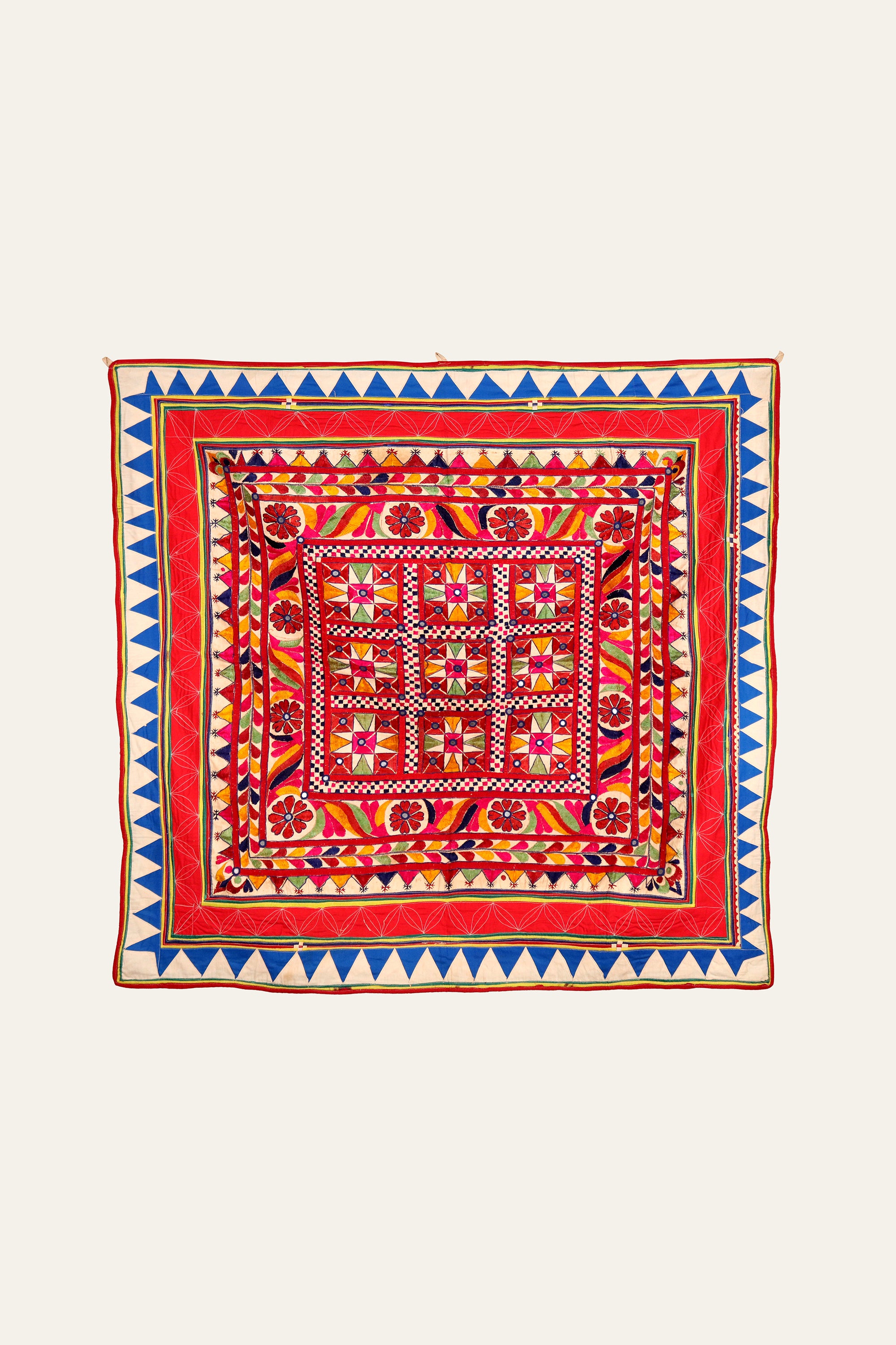 Kutch mirror work wall hanging
