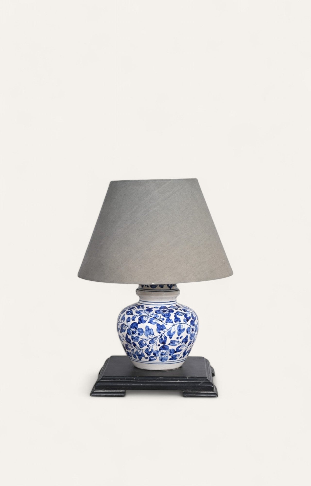 Indian Blue pottery ceramic Table Lamp