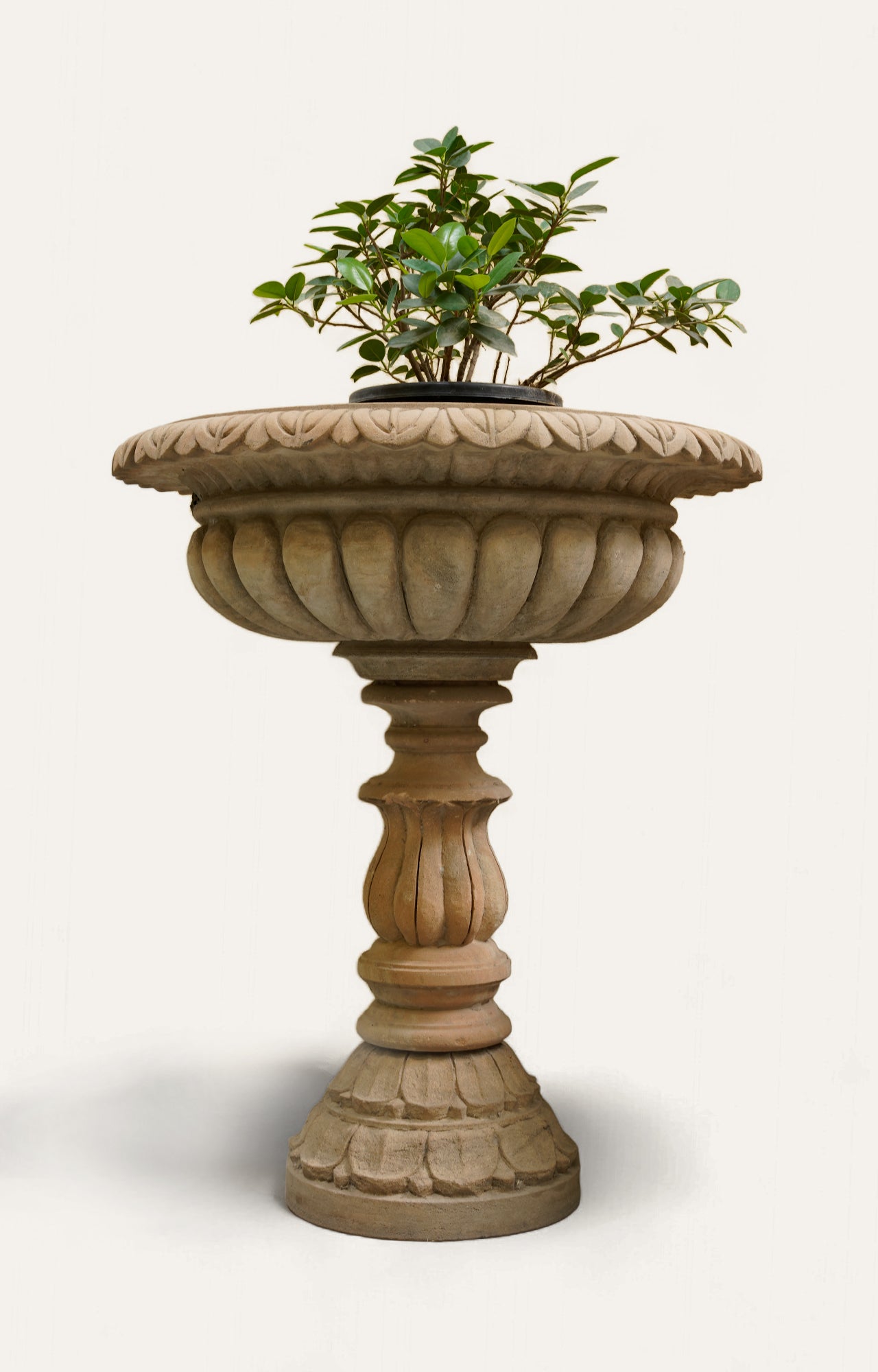 Large Stone Marble Flower Pot Planter_2