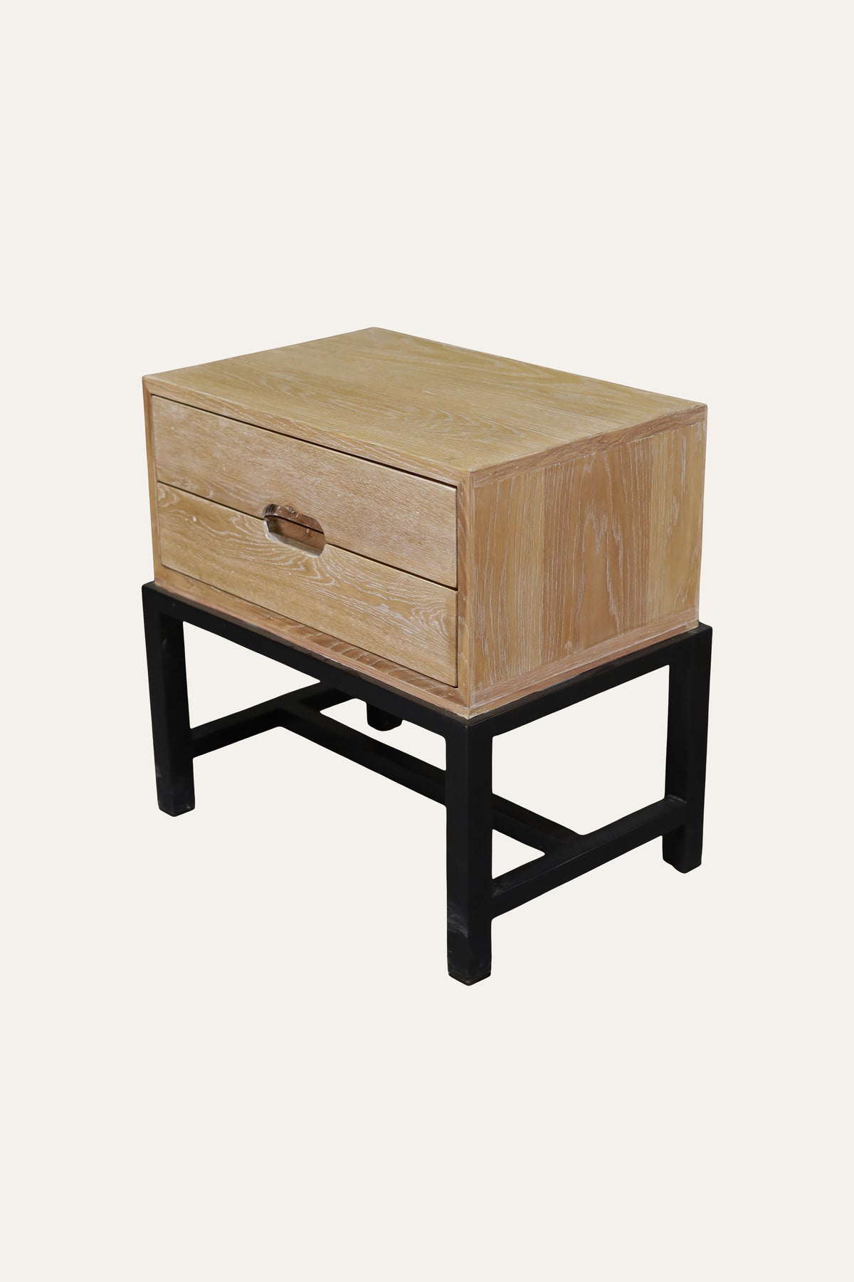 Light Wood Bedside Table
