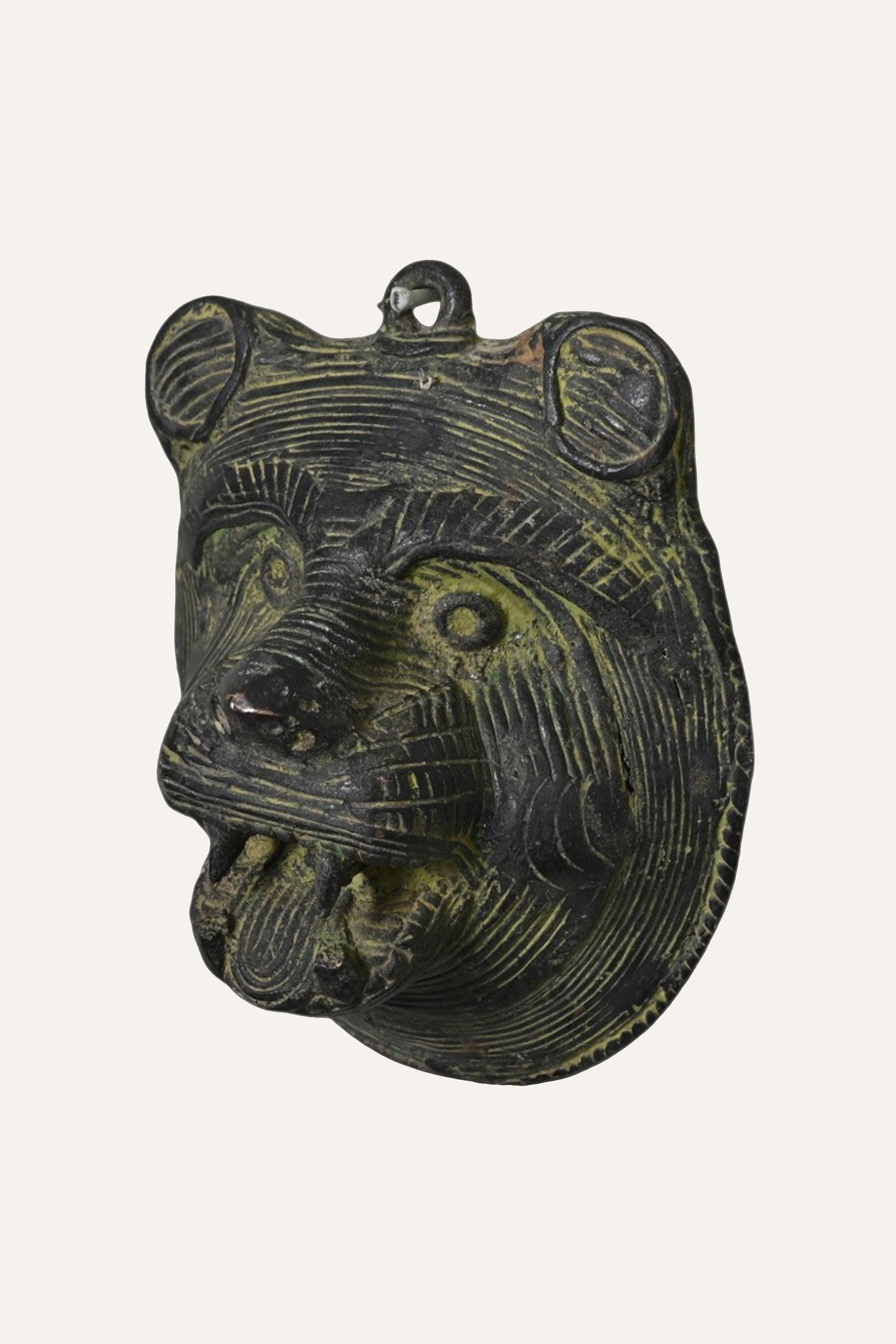 Lion Face Brass Hanging Mask