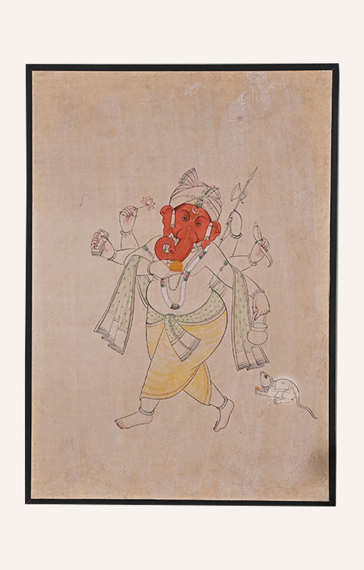 Lord Ganesh Dancing Painting