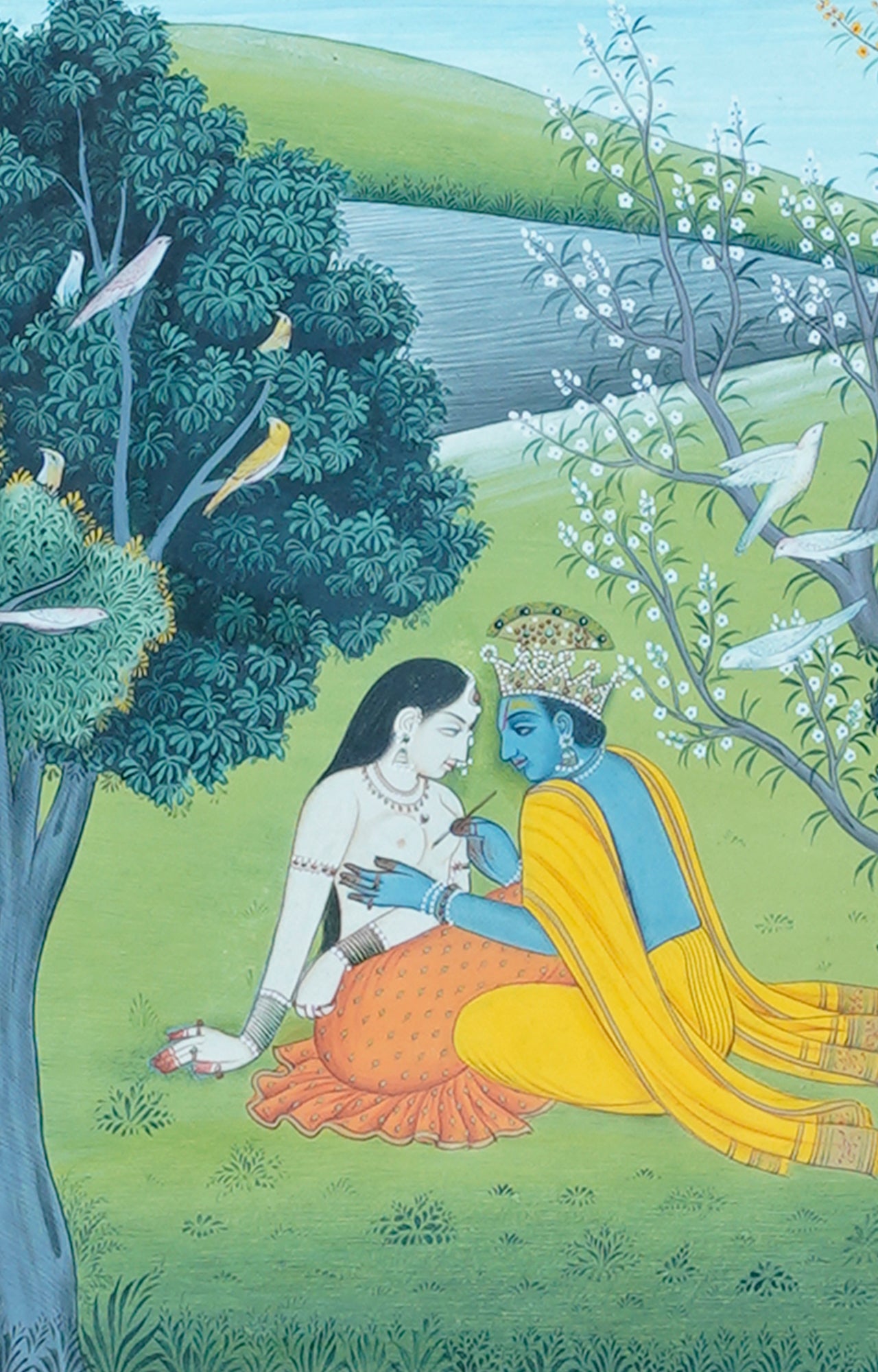 Lord Radhe Krishna : Tranquil Communion_detailed