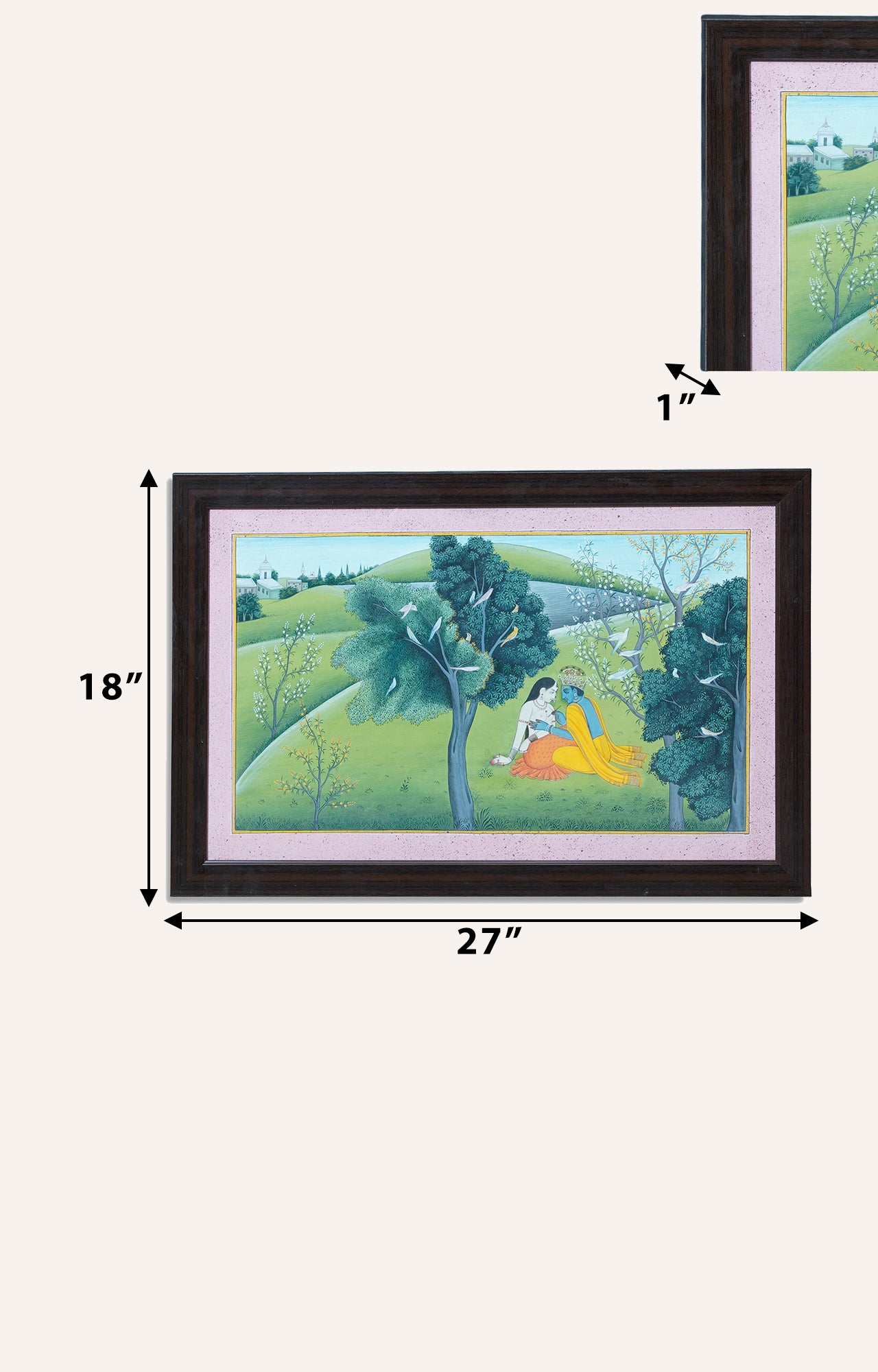 Lord Radhe Krishna : Tranquil Communion_size