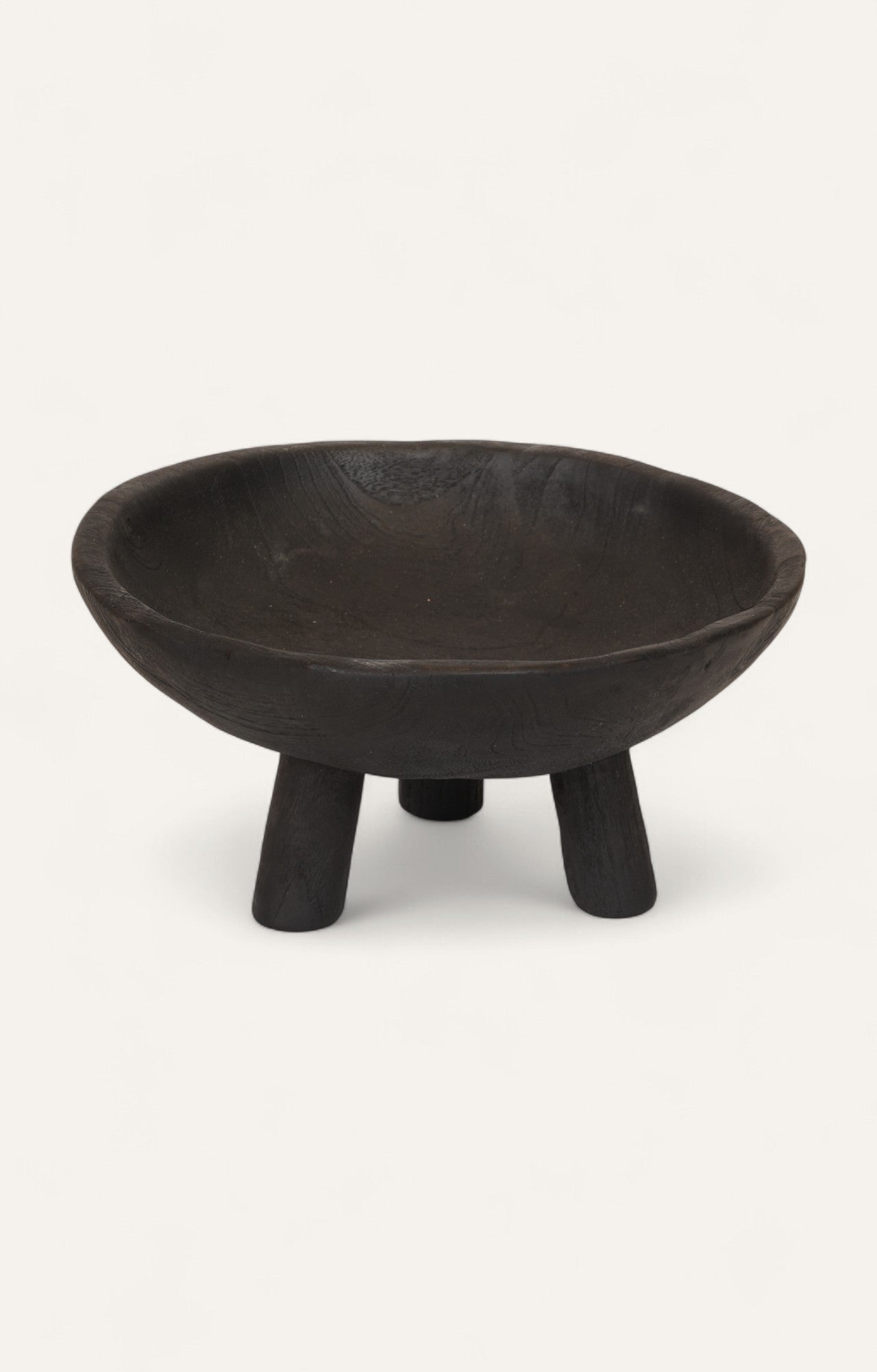 Luxury black pedestal bowl