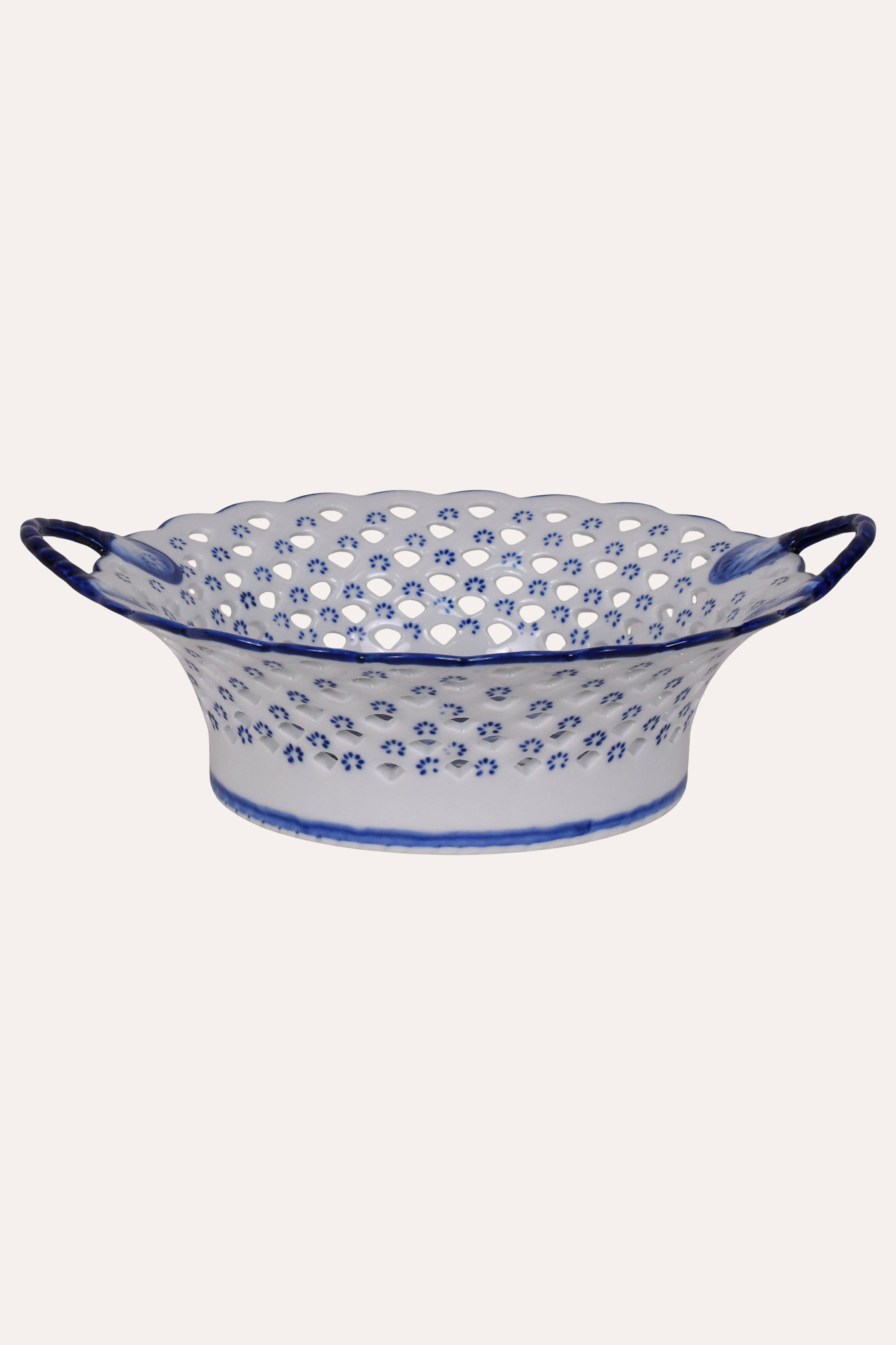 Luxury blue white porcelain bowl