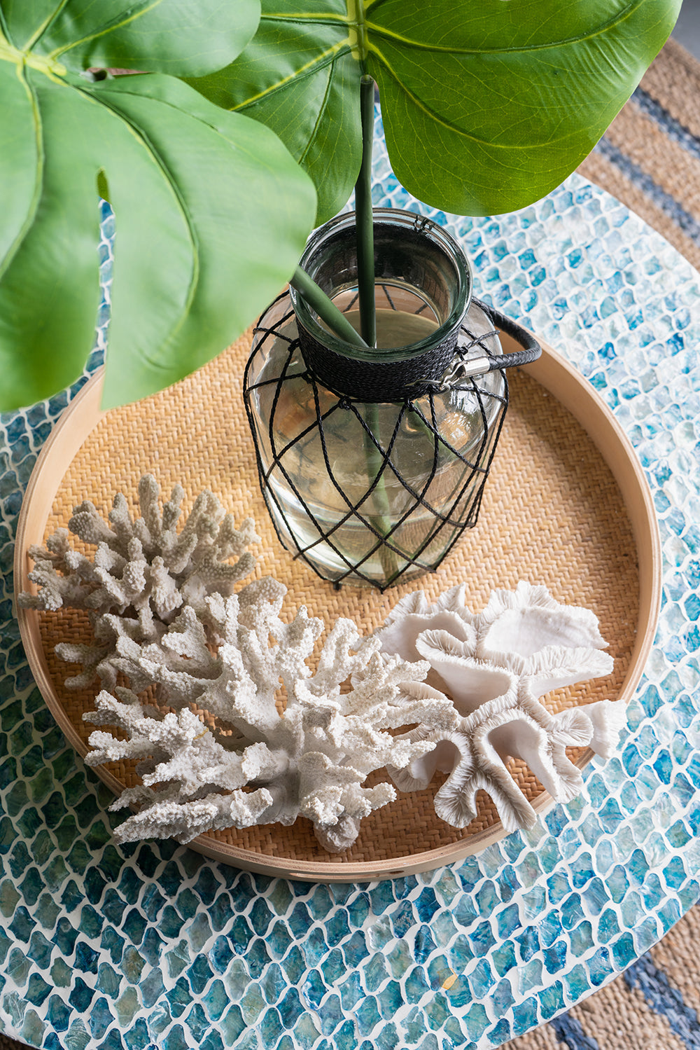 Luxury coral decor object for interiors