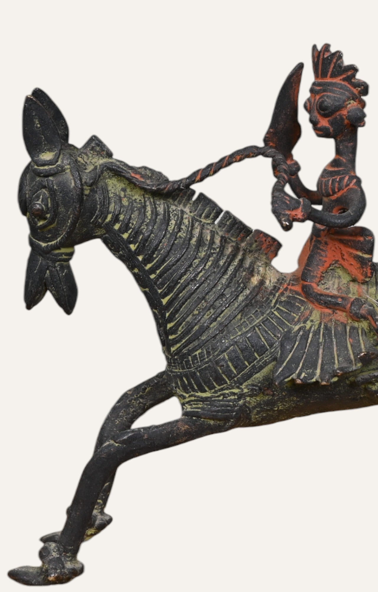 Man on Horse Sculpture