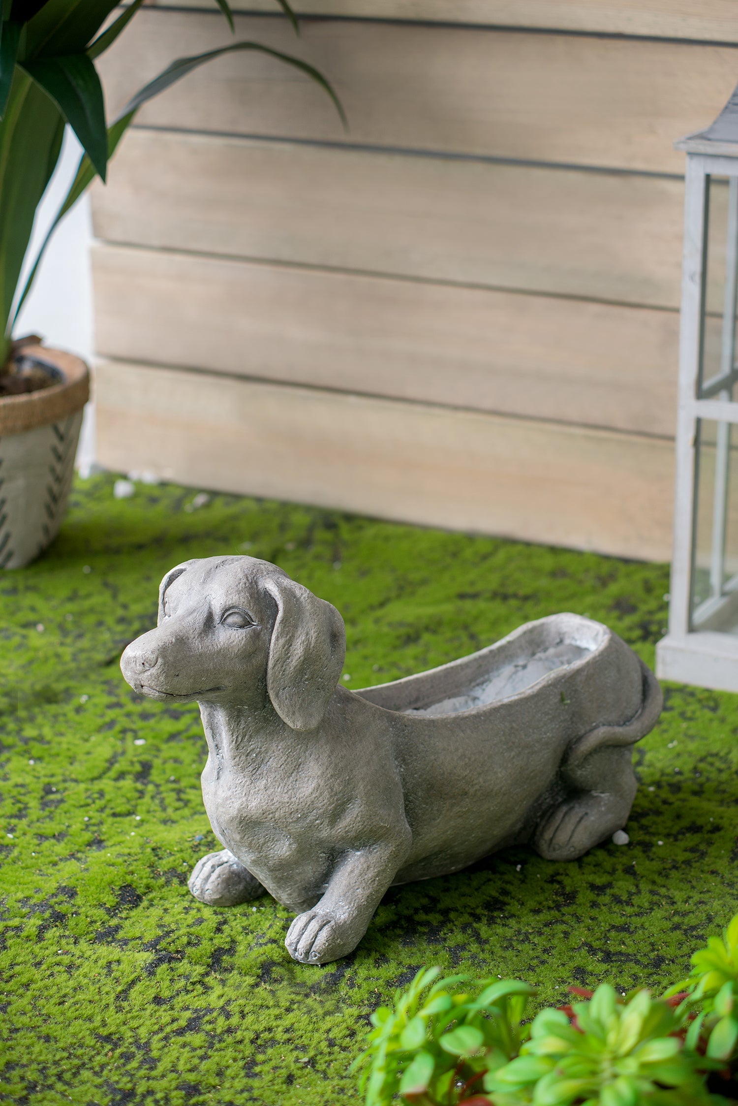 Manon Dog Shaped Planter for Home Garden