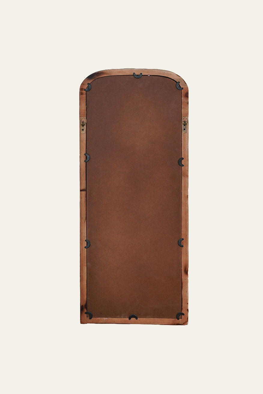 Minimalist Rectangular Wooden Mirror for Home