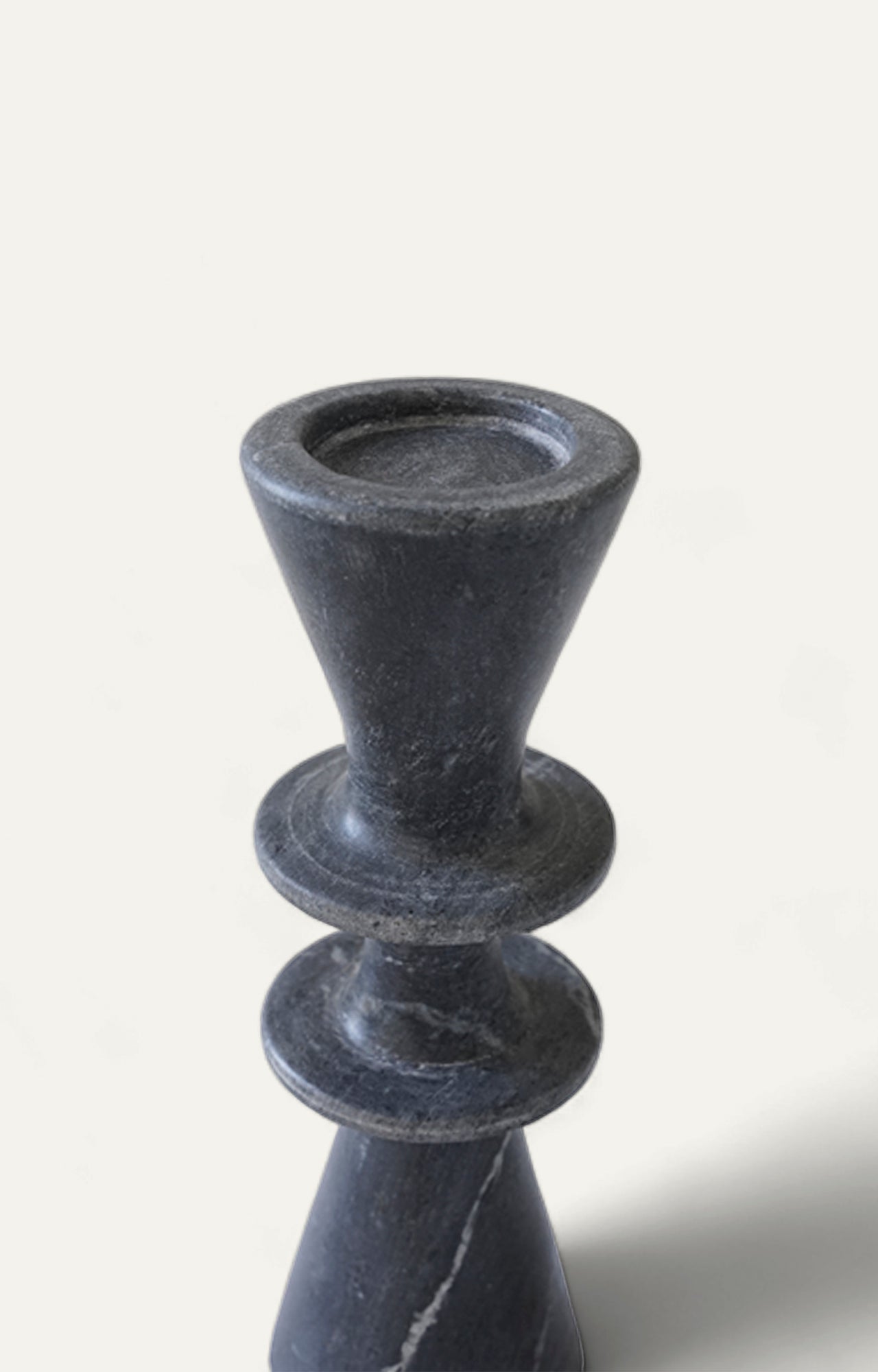 Modern Black Marble candle Stand_3