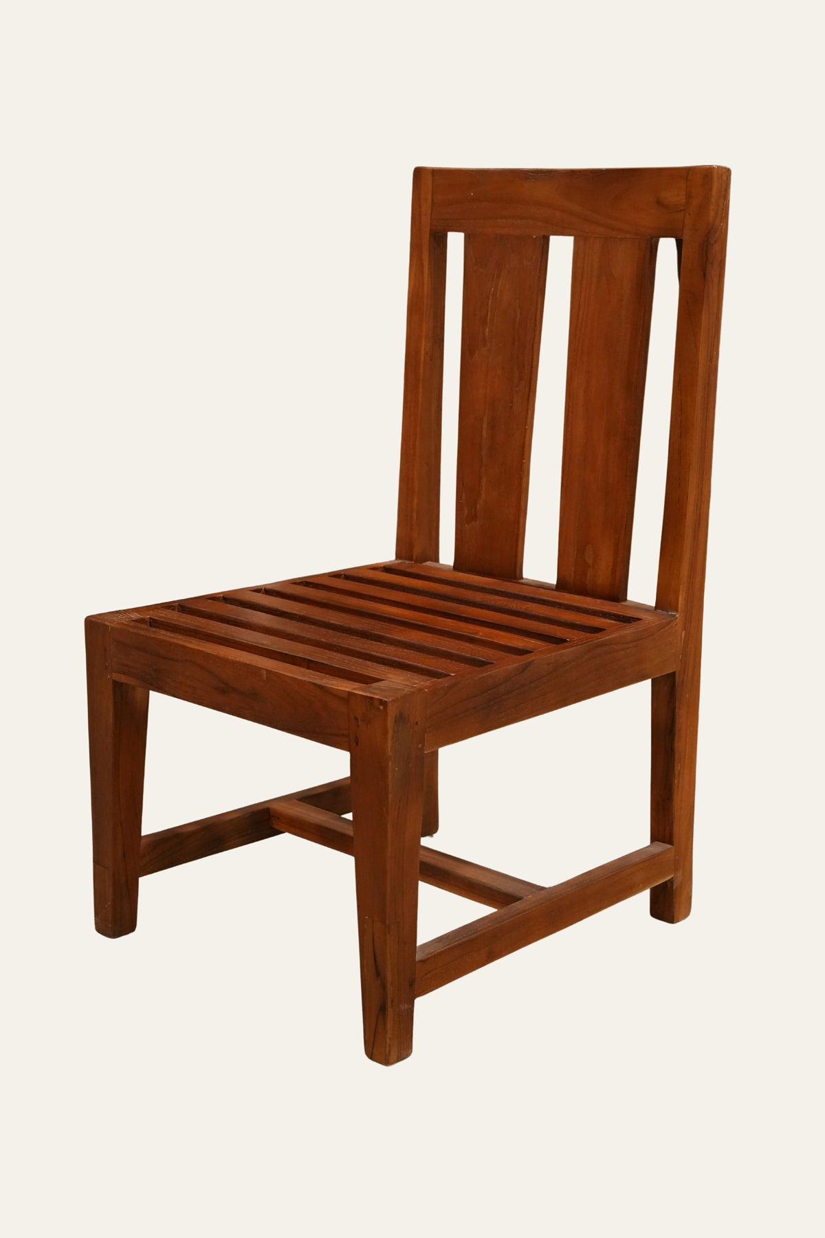 Modern Slatted Back Study Chair for Home Office