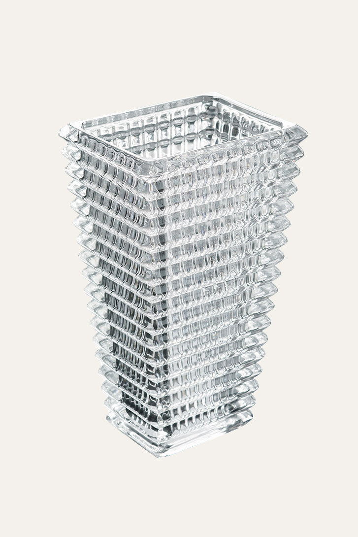 Modern Textured Glass Flower Vase