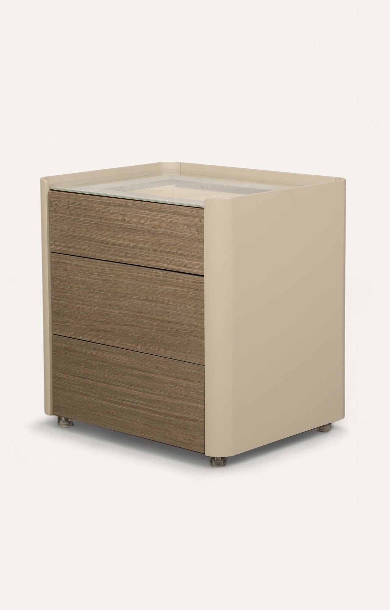 Modern Three-Drawer Nightstand