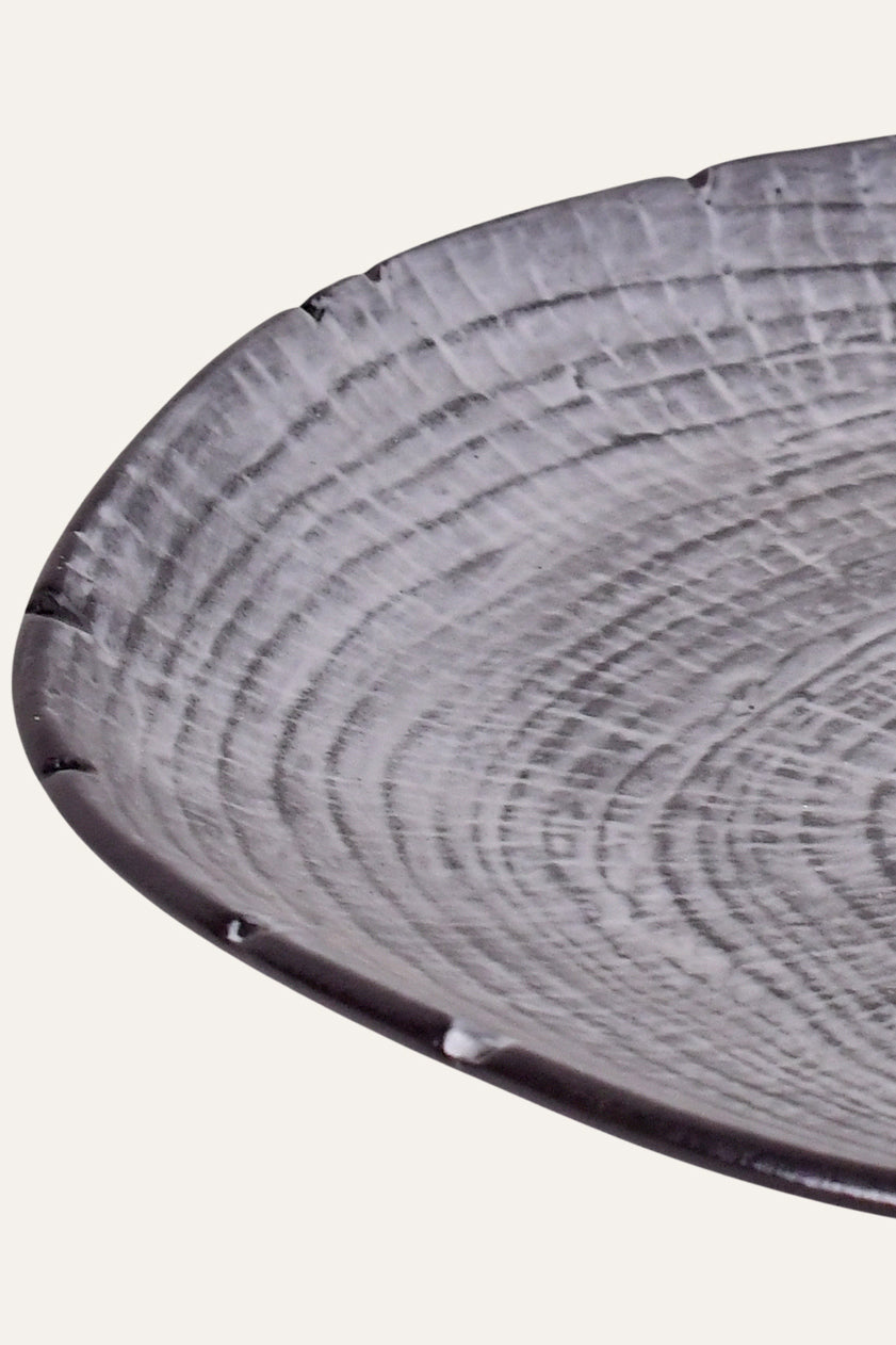 Modern ceramic serving plate for home dining