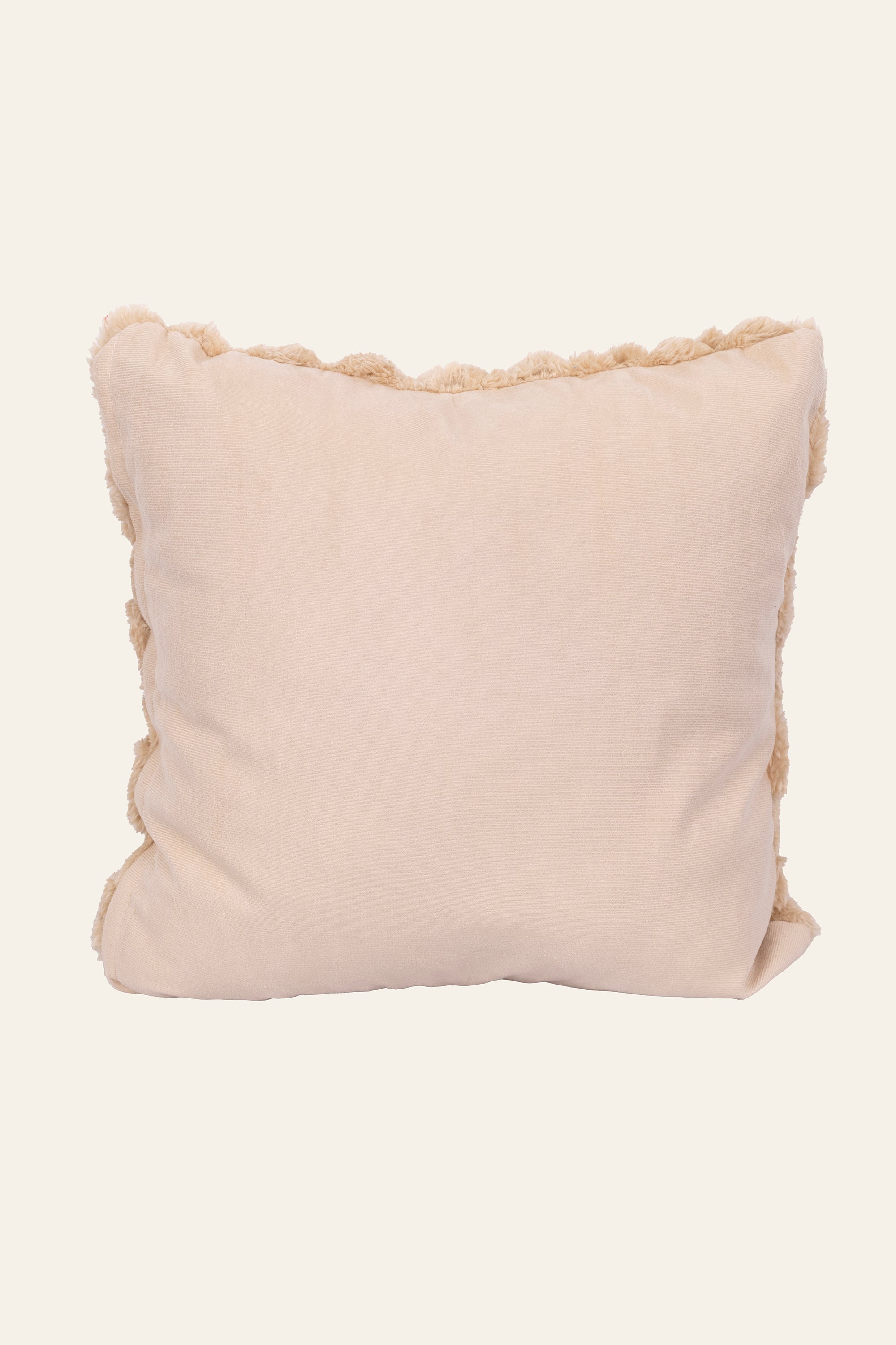 Modern textured brown cushion