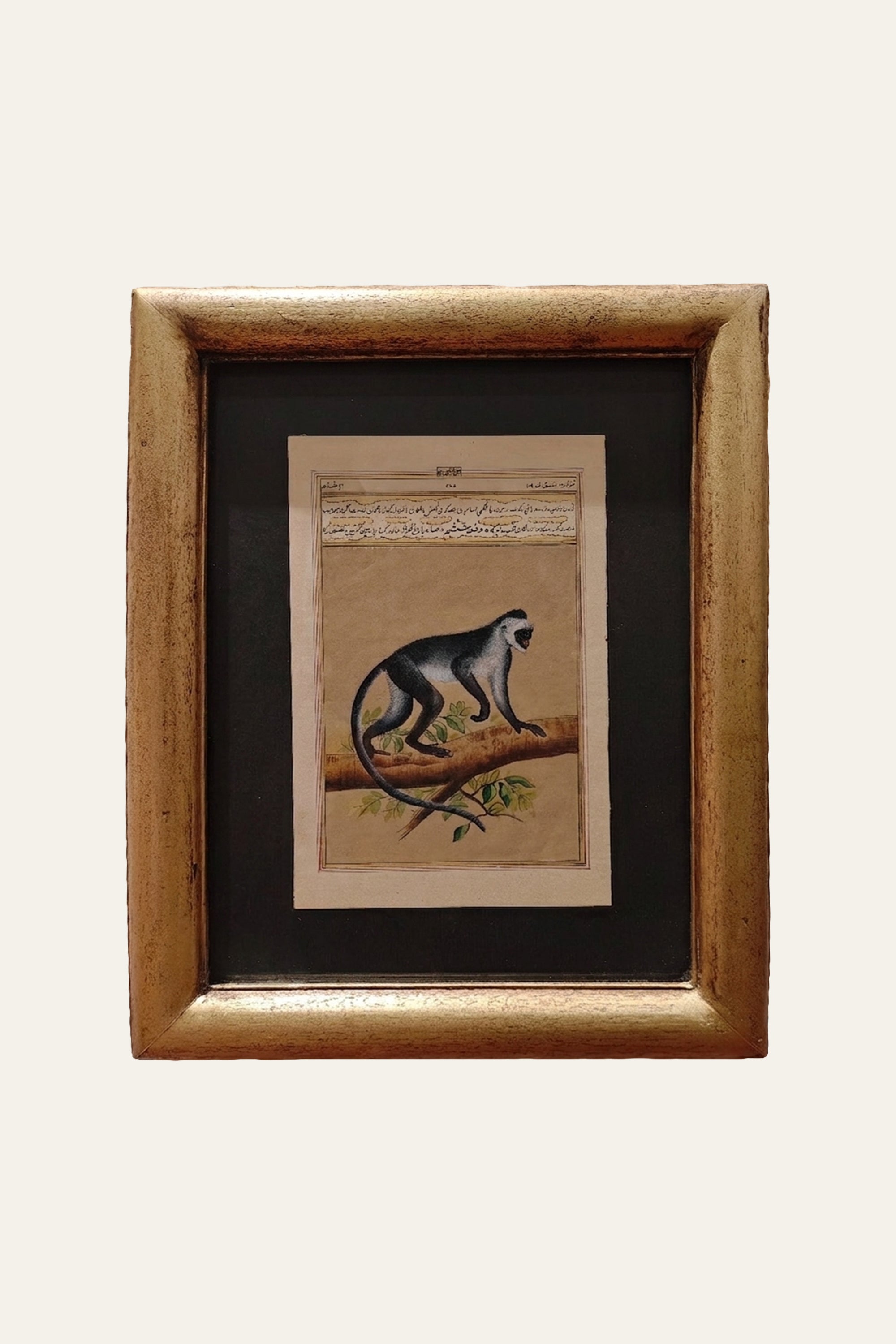Monkey Miniature Painting