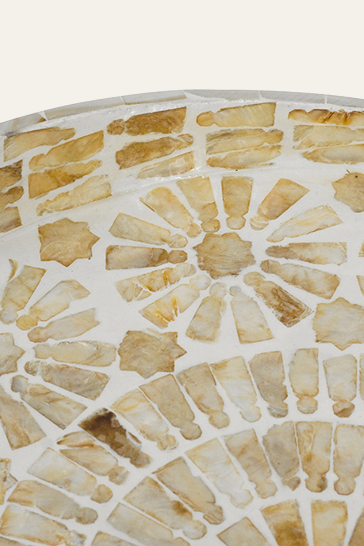 Mother of pearl inlay tray for coffee table