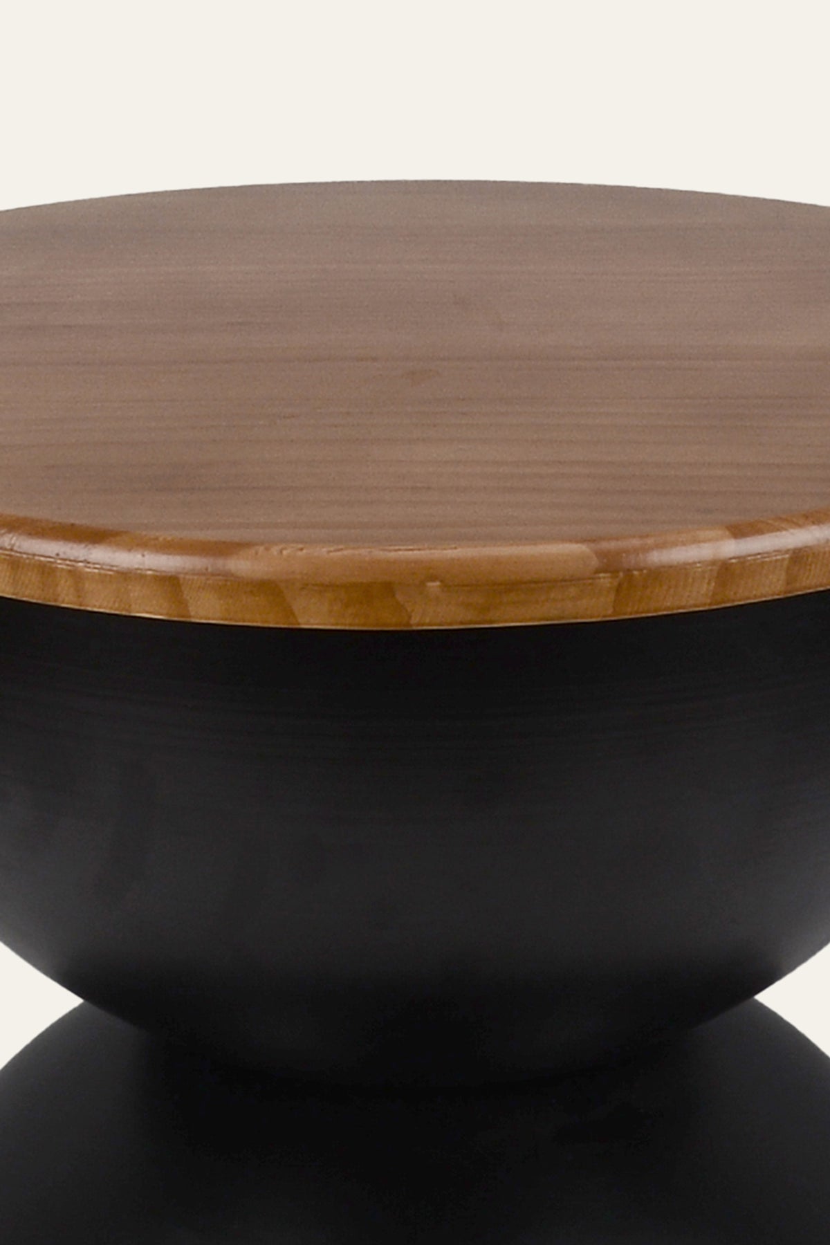 Natural Wood Side Table