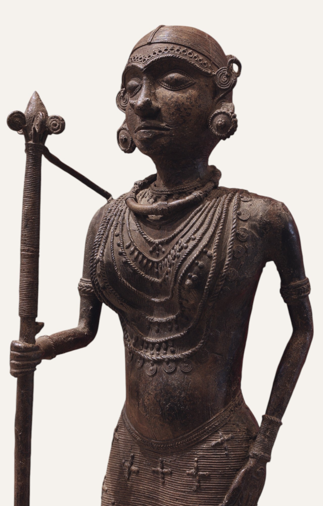 Man Brass Sculpture