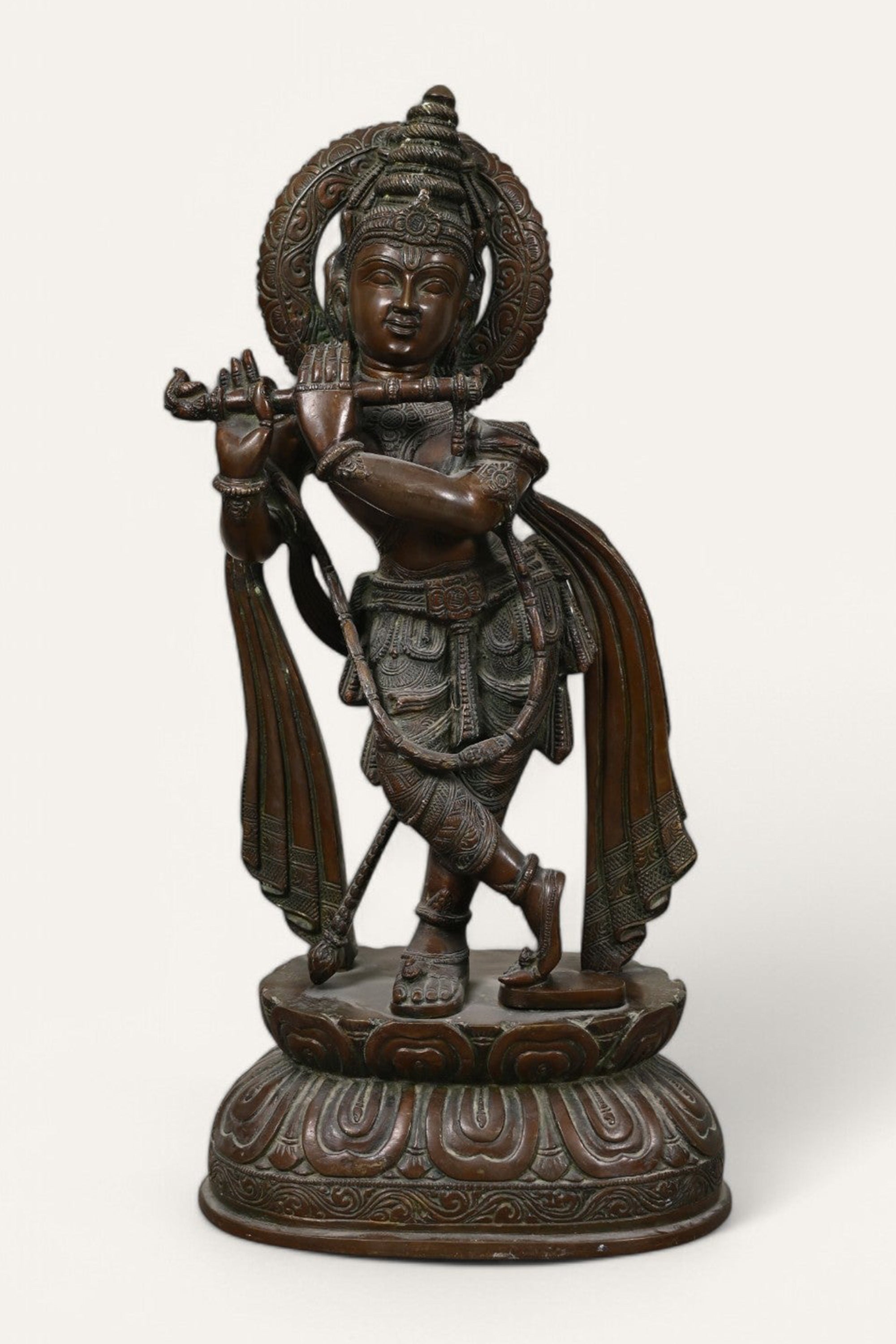 Krishna Brass Figurine