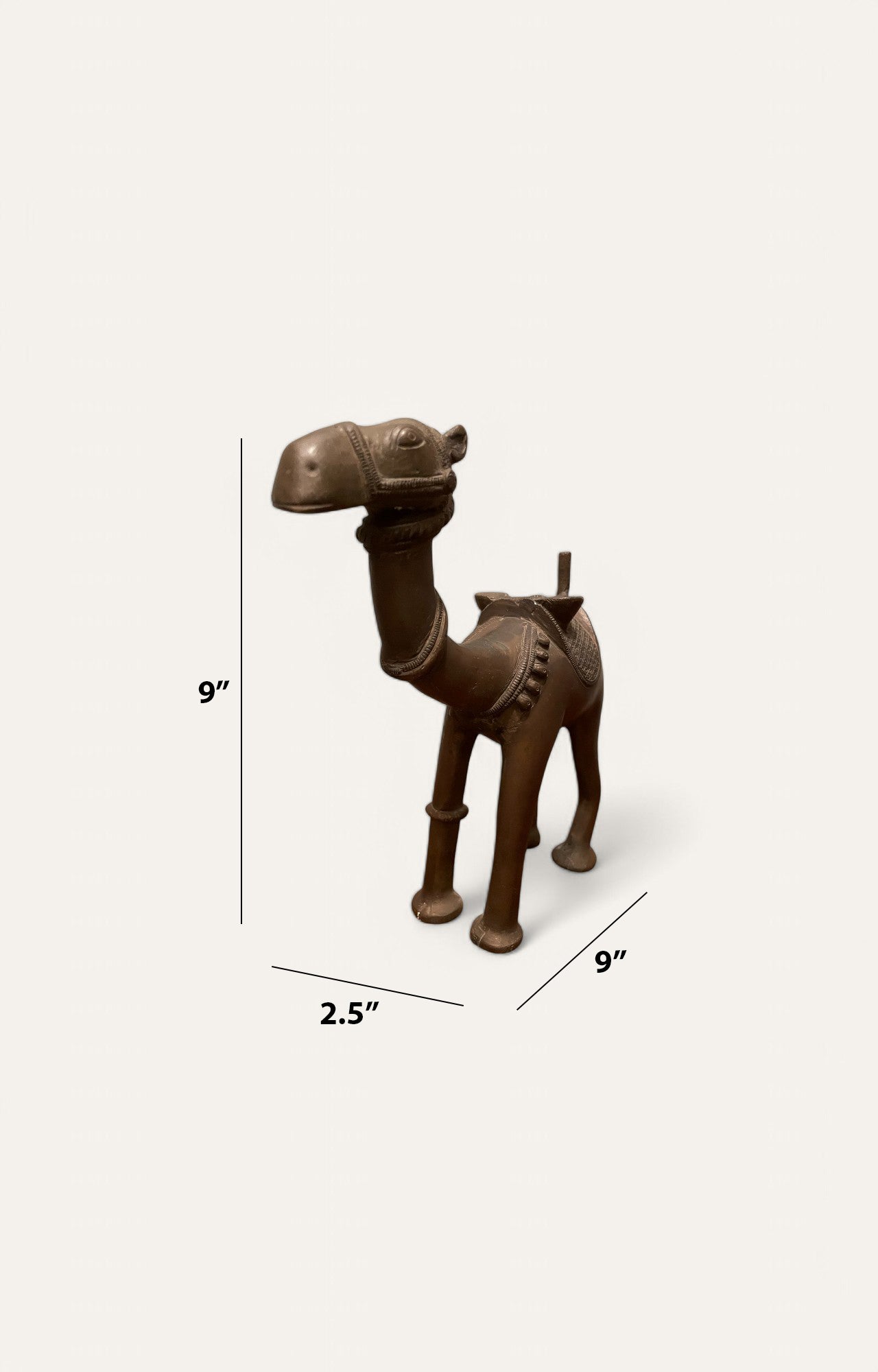 Camel Brass Statue