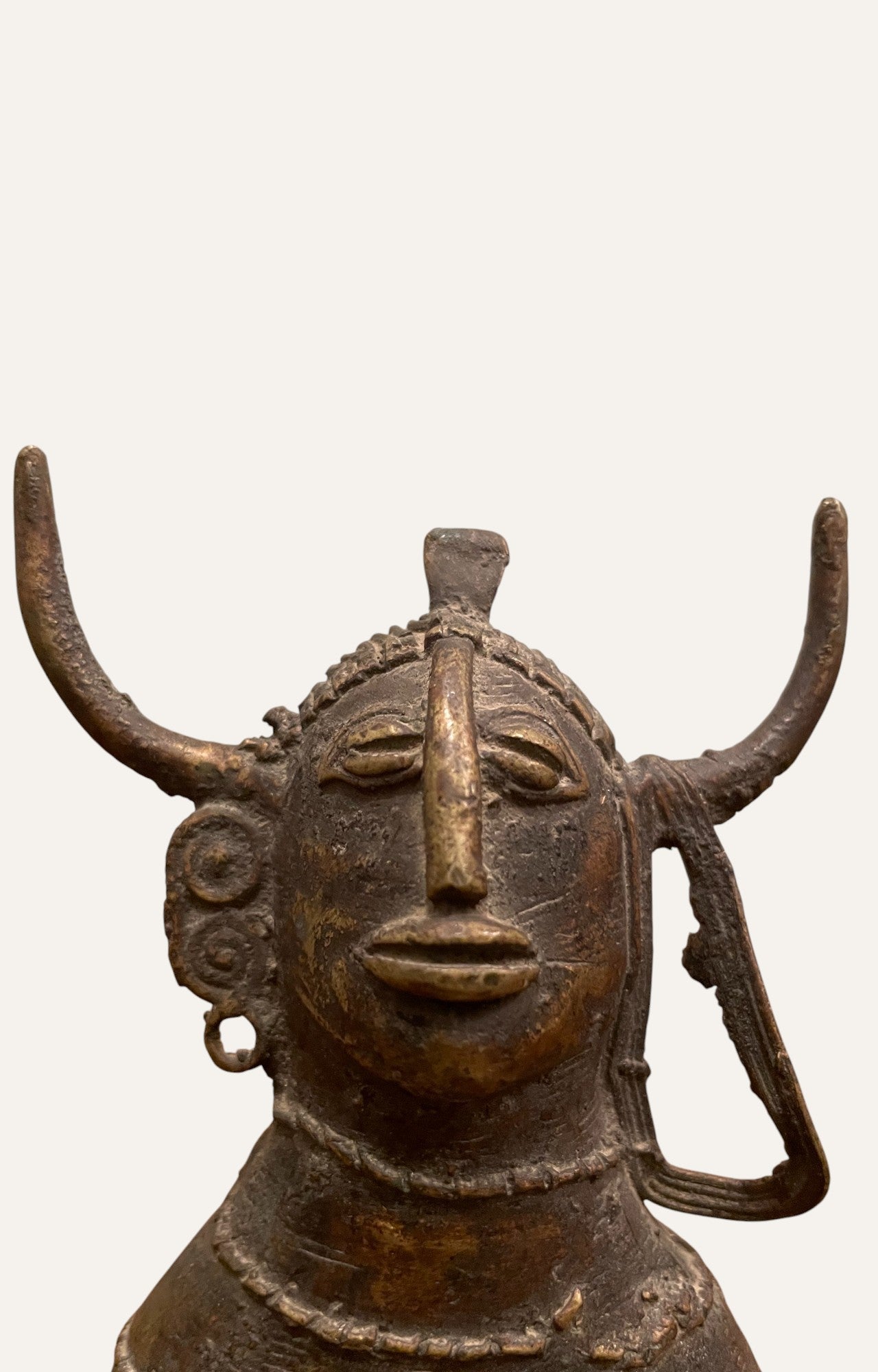 Man with Horns Sculpture