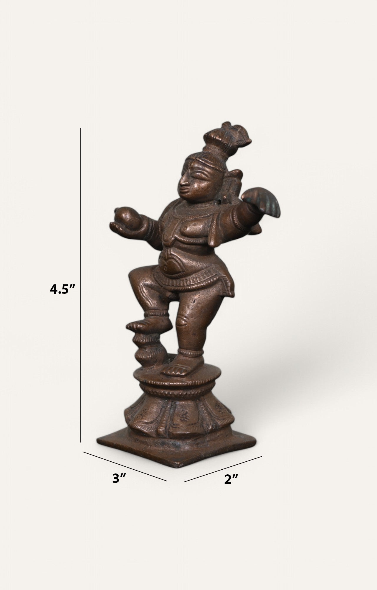 Man Brass Figurine