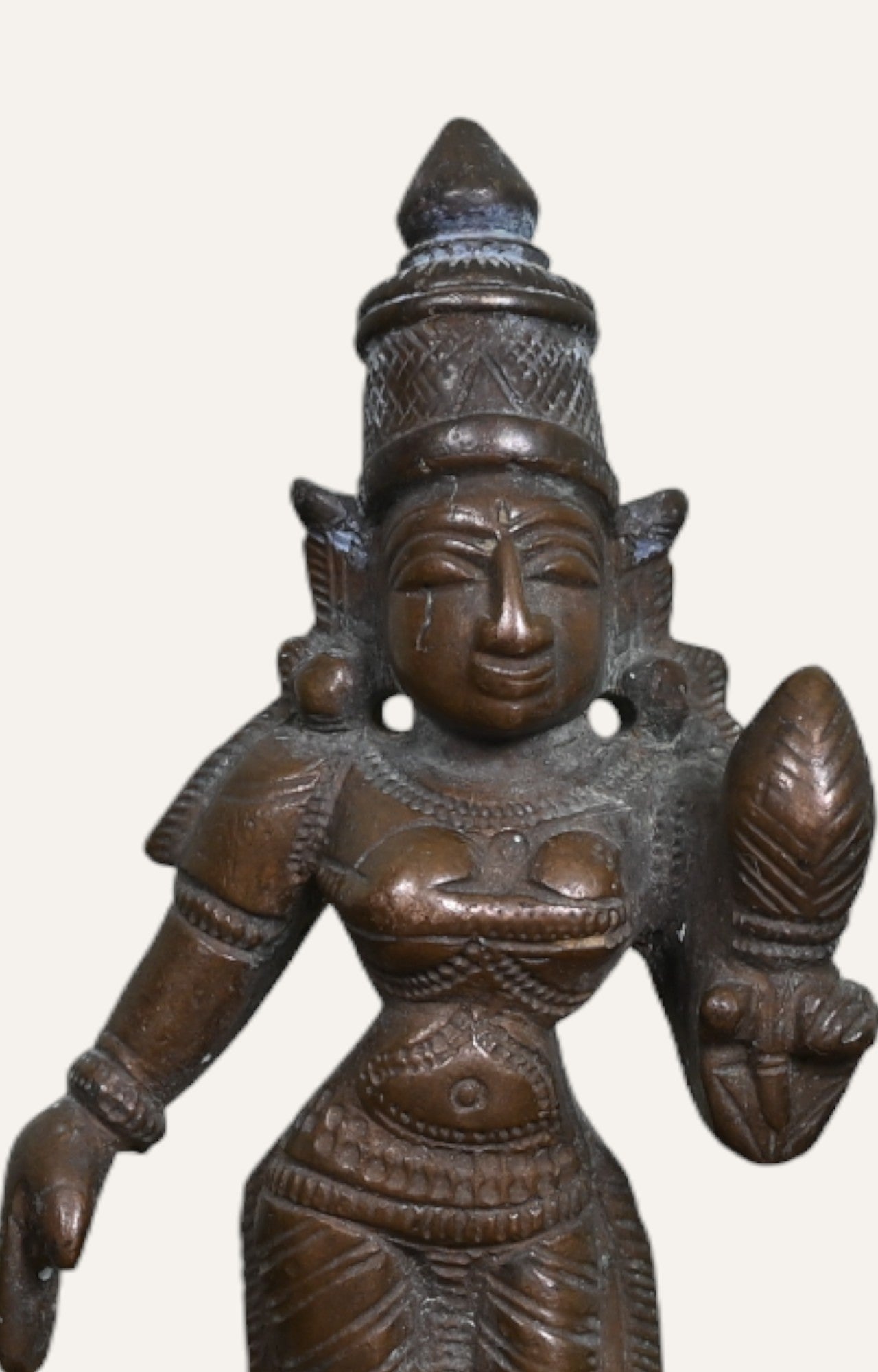 Indian Devi Bronze Sculpture