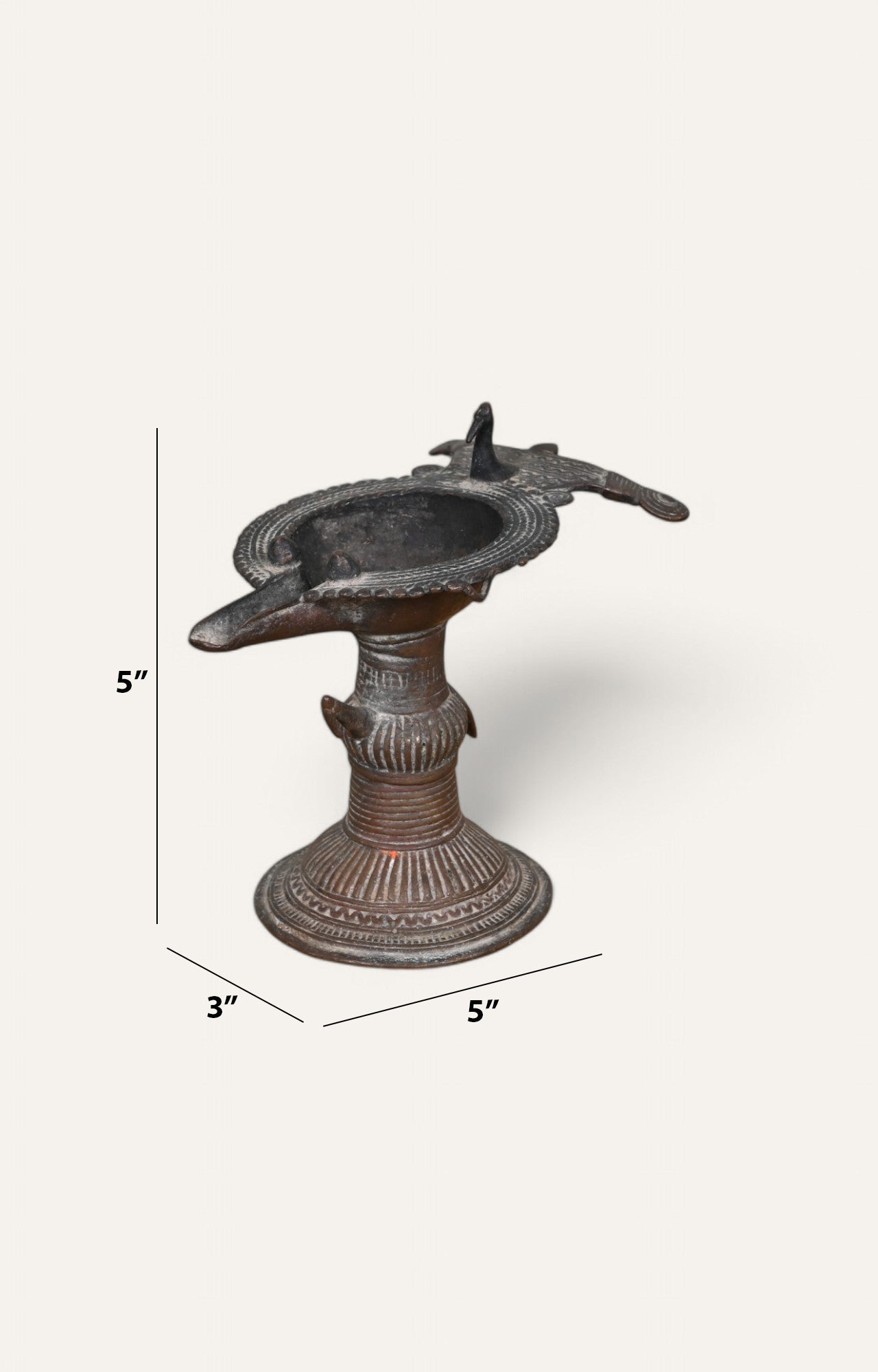 Brass Oil Lamp
