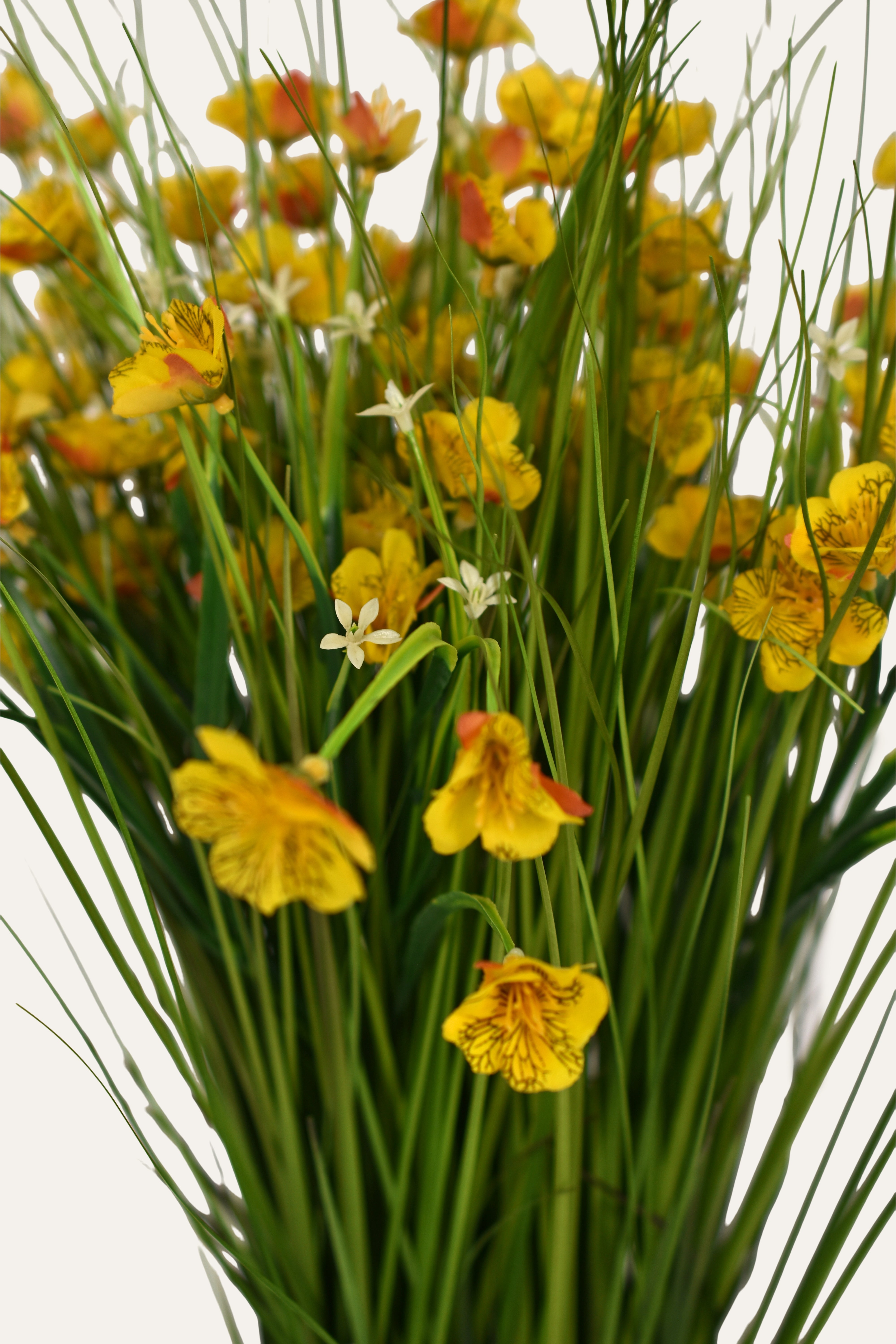 Yellow Bloom Artificial Daffodil Plant Decor